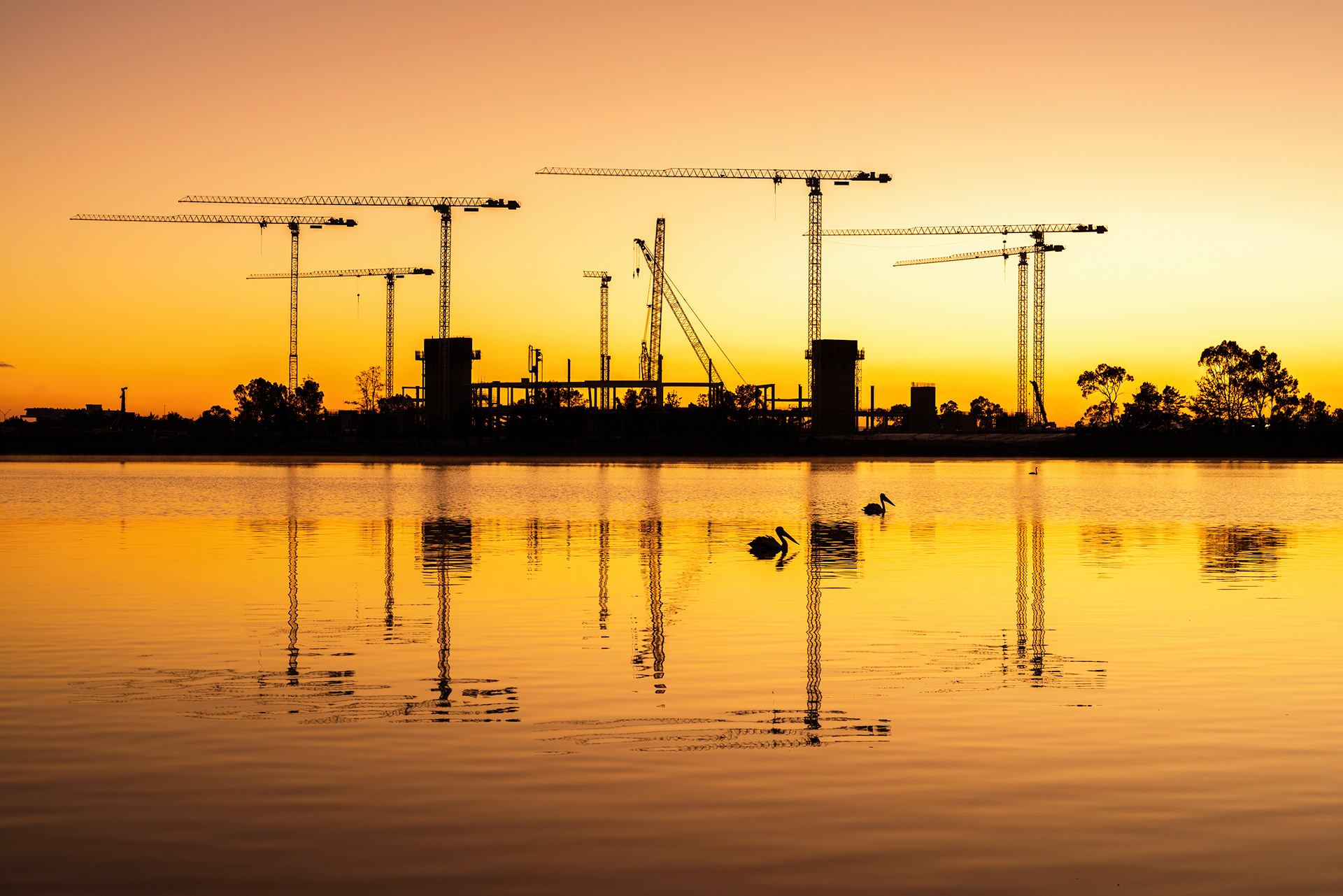 Optus Stadium construction, East Perth