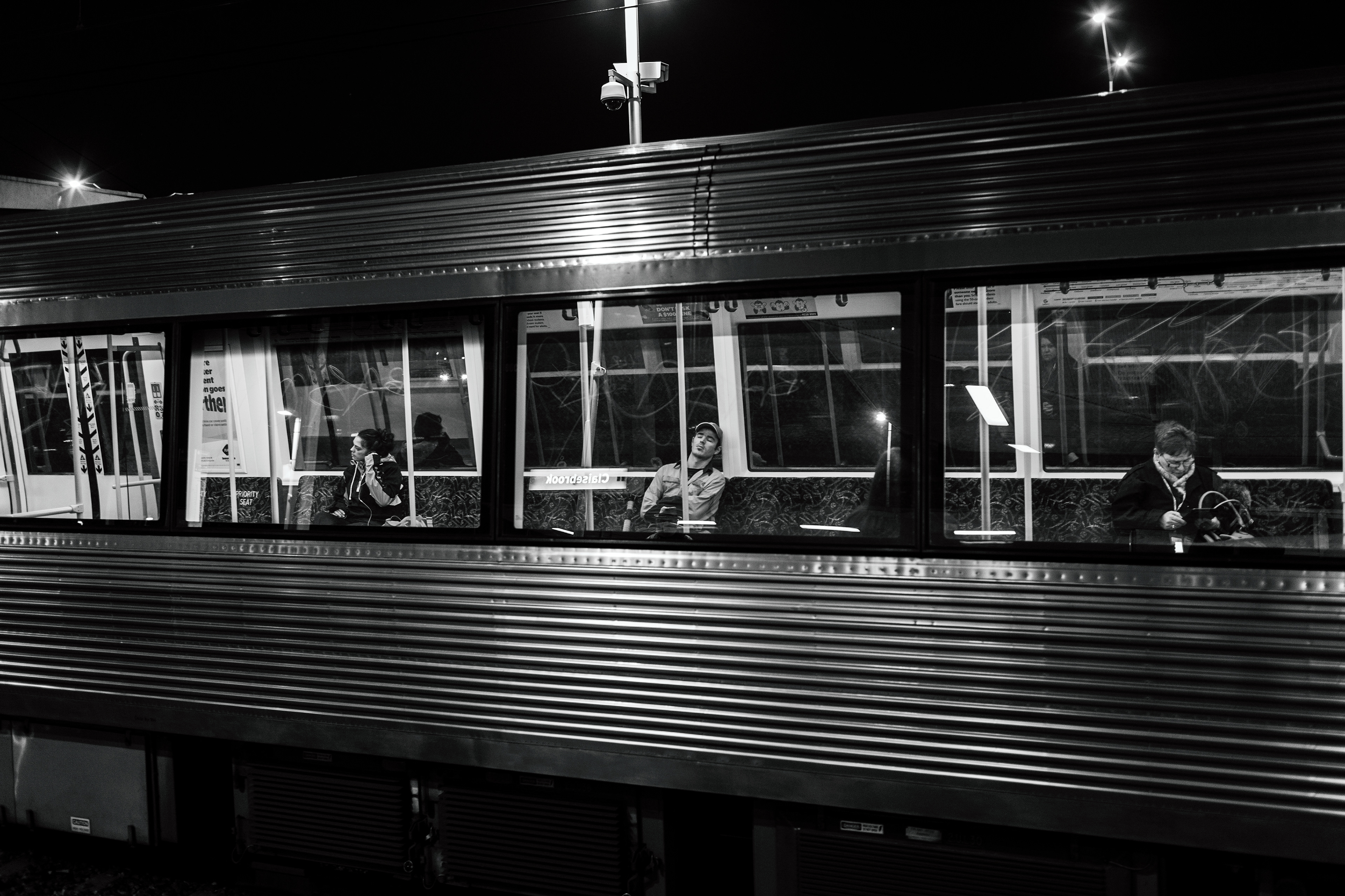 Strangers in the Night, Claisebrook Train Station, Perth