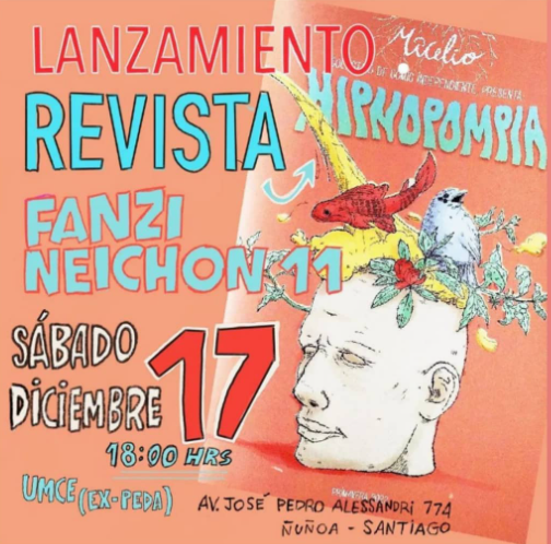Lanzamiento Revista de Cómic Hipnopompia junto a Colectivo Micelio 2022