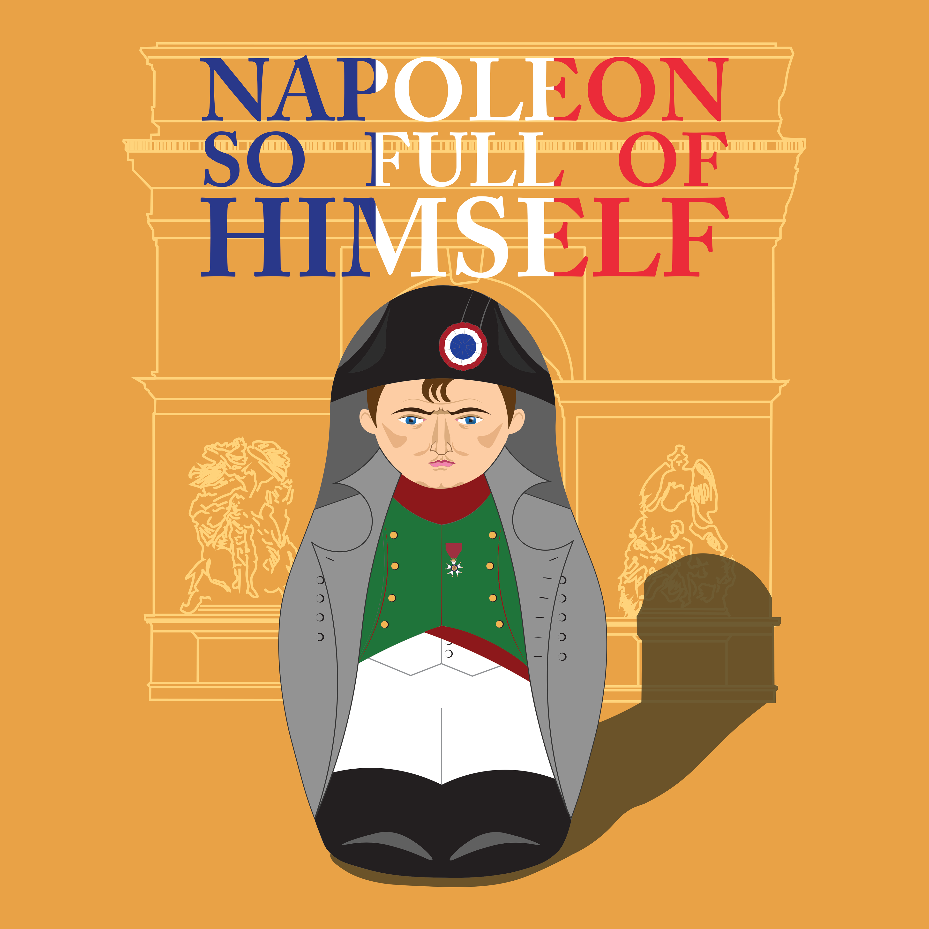 Napoleon Matryoshka Doll Poster