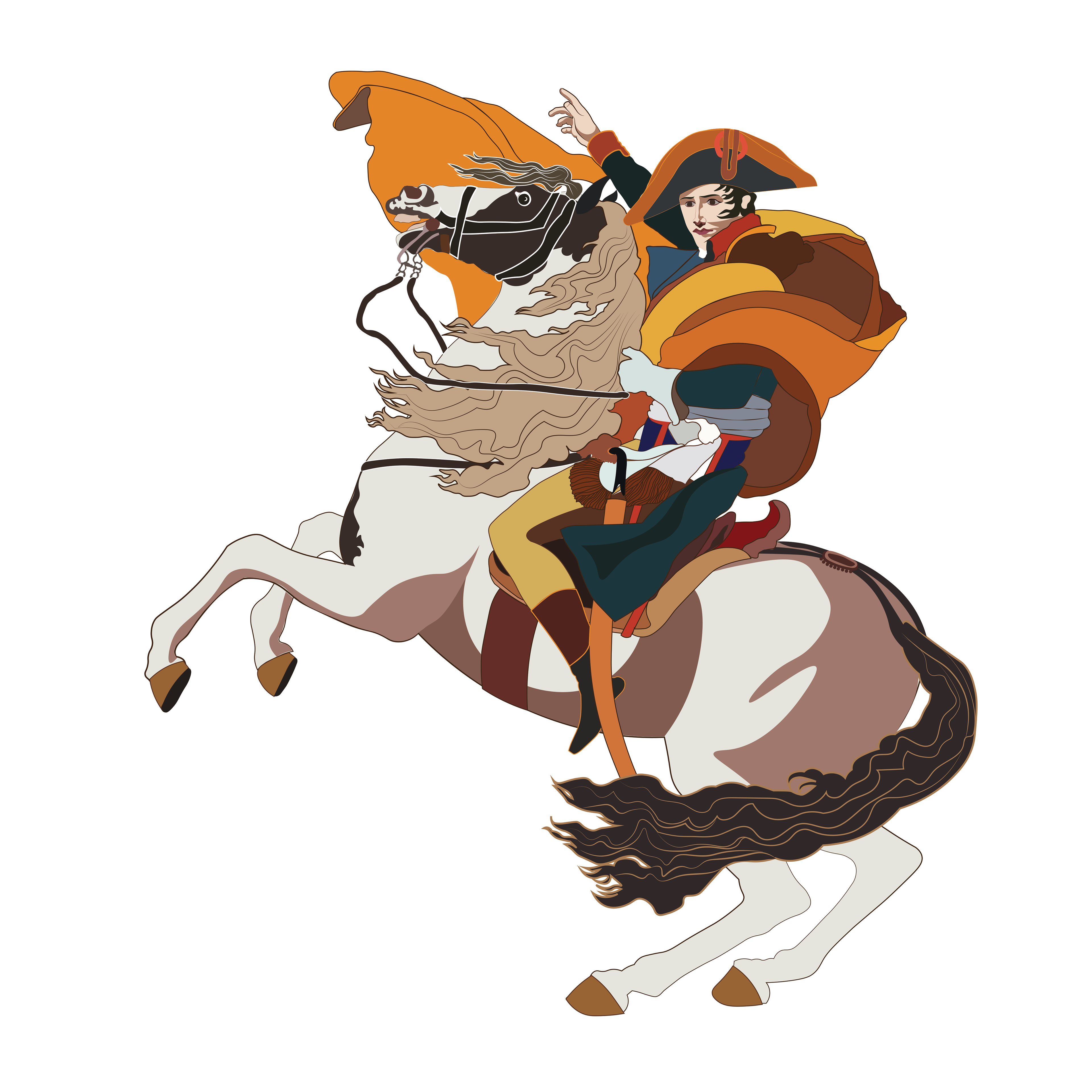Napoleon on Horseback