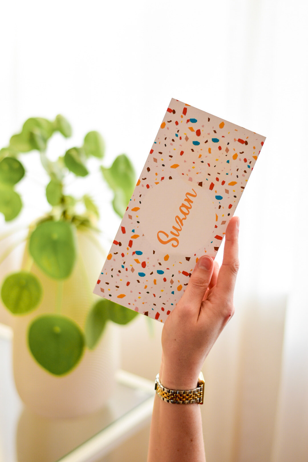 Geboortekaartje Suzan