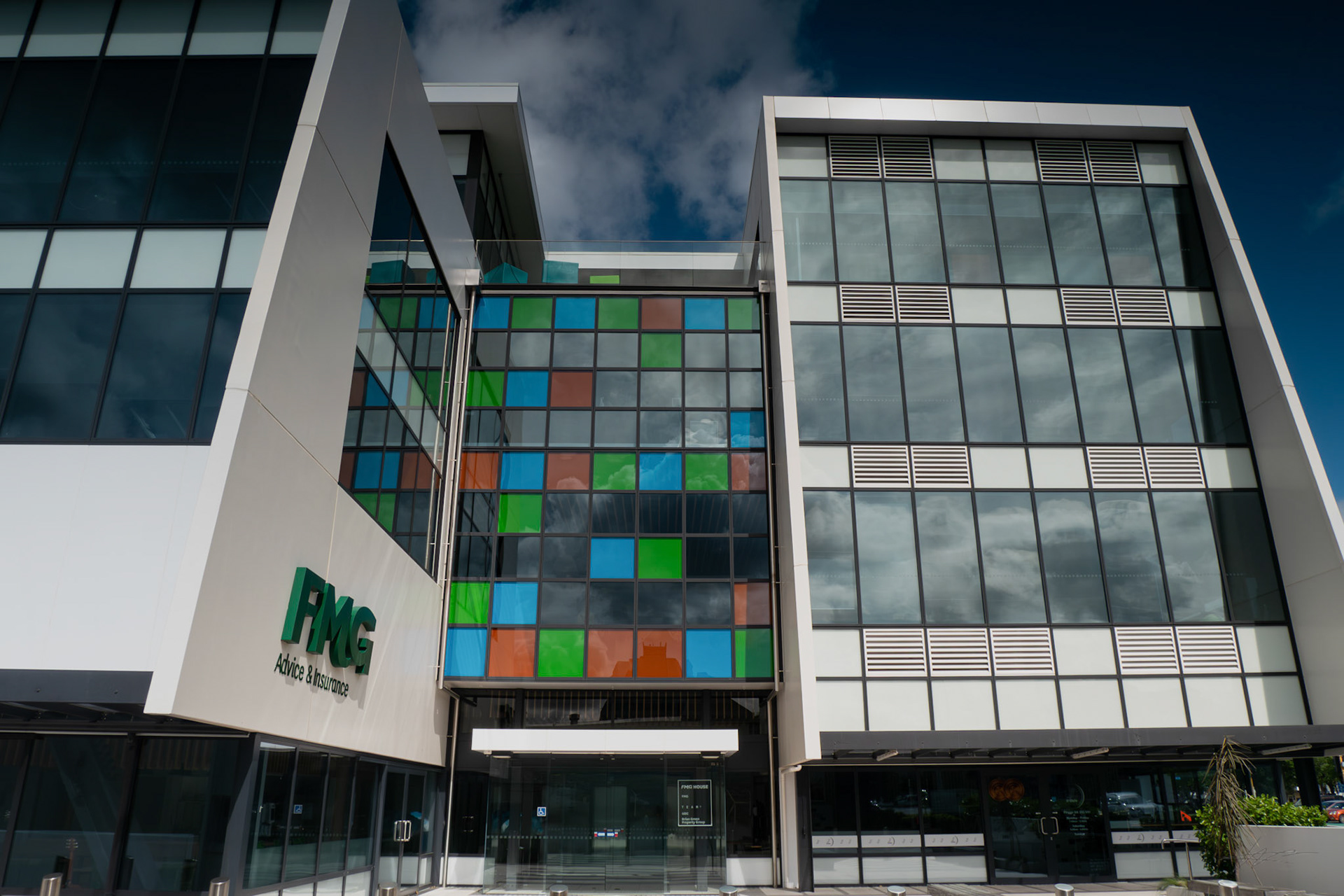 Perspective on Advice & Insurance with colour