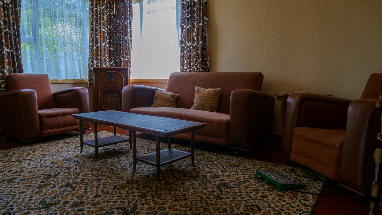 1940s New Zealand State House (living room)