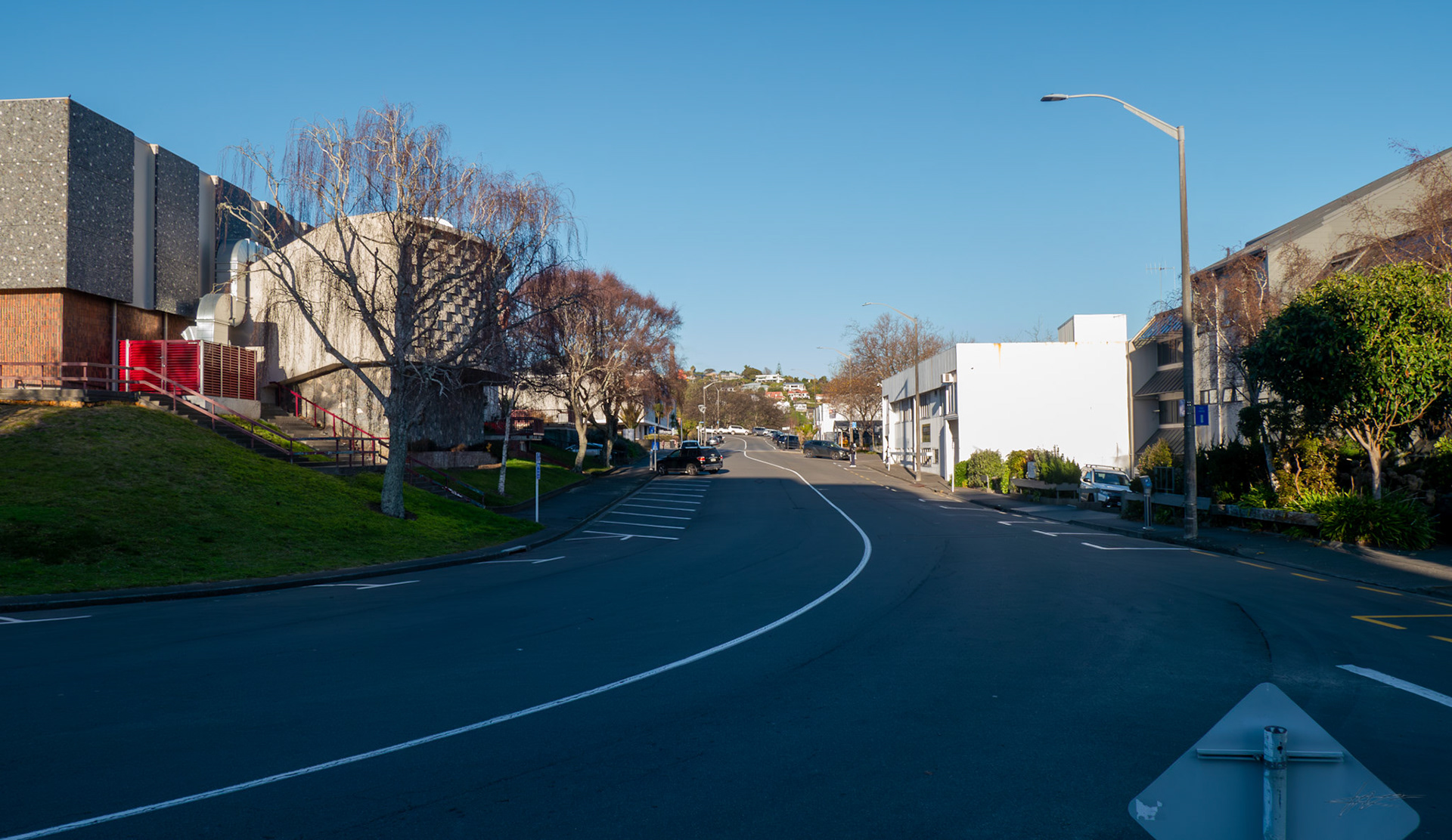 Whanganui Regional Museum on the left of Watt Street