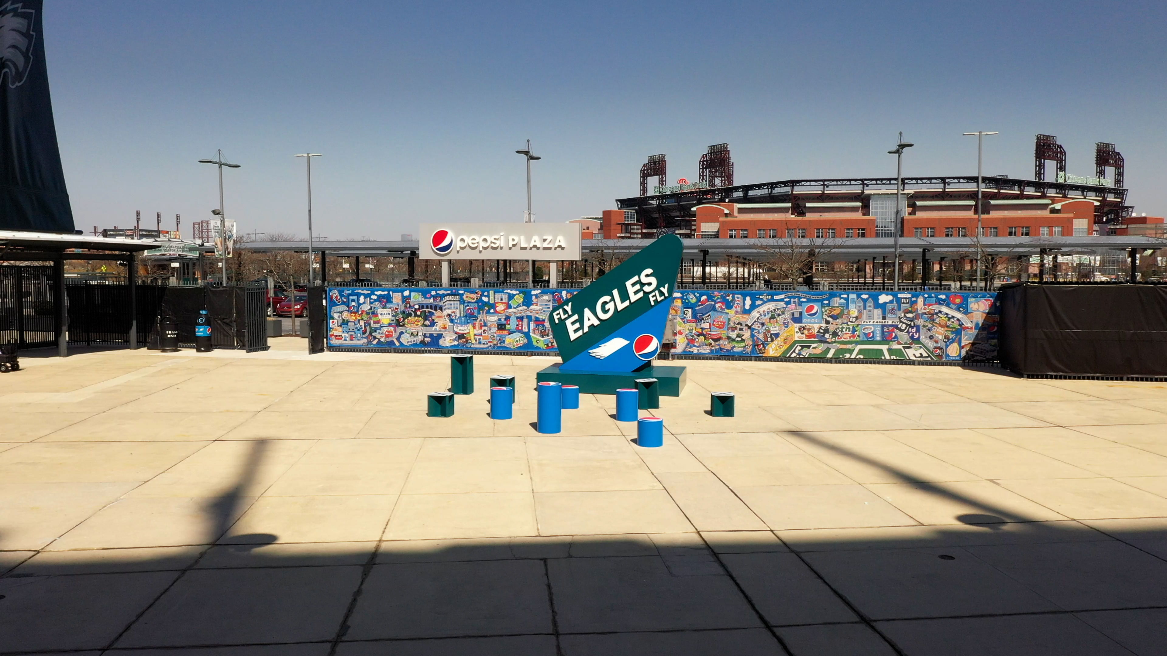 Pepsi Plaza at Lincoln Financial Field (Drone Photography by Dean Myers)