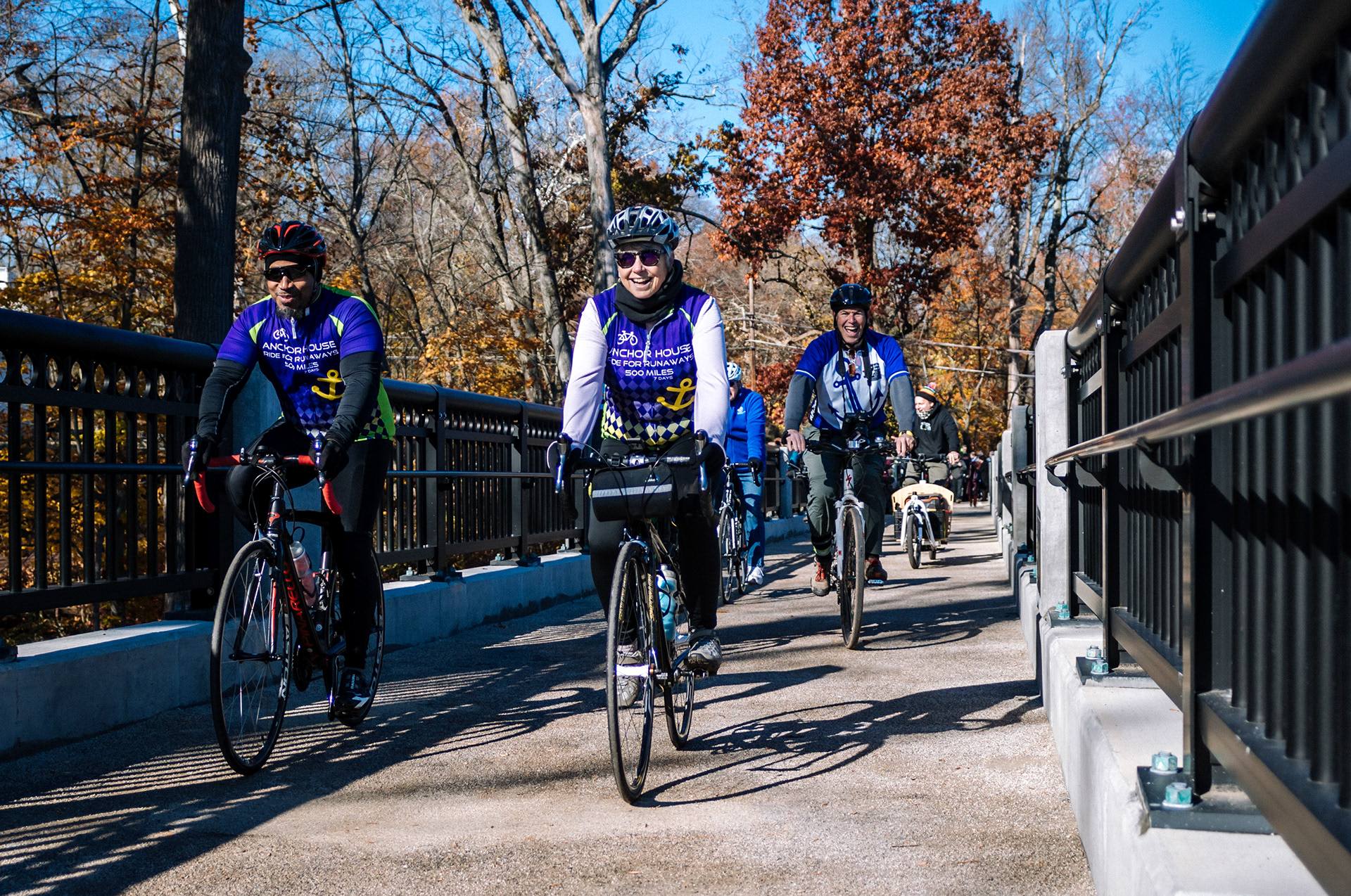 Dedication of the Scudder Falls Shared-Use Path Ribbon Cutting (Photo by Daniel Jackson)