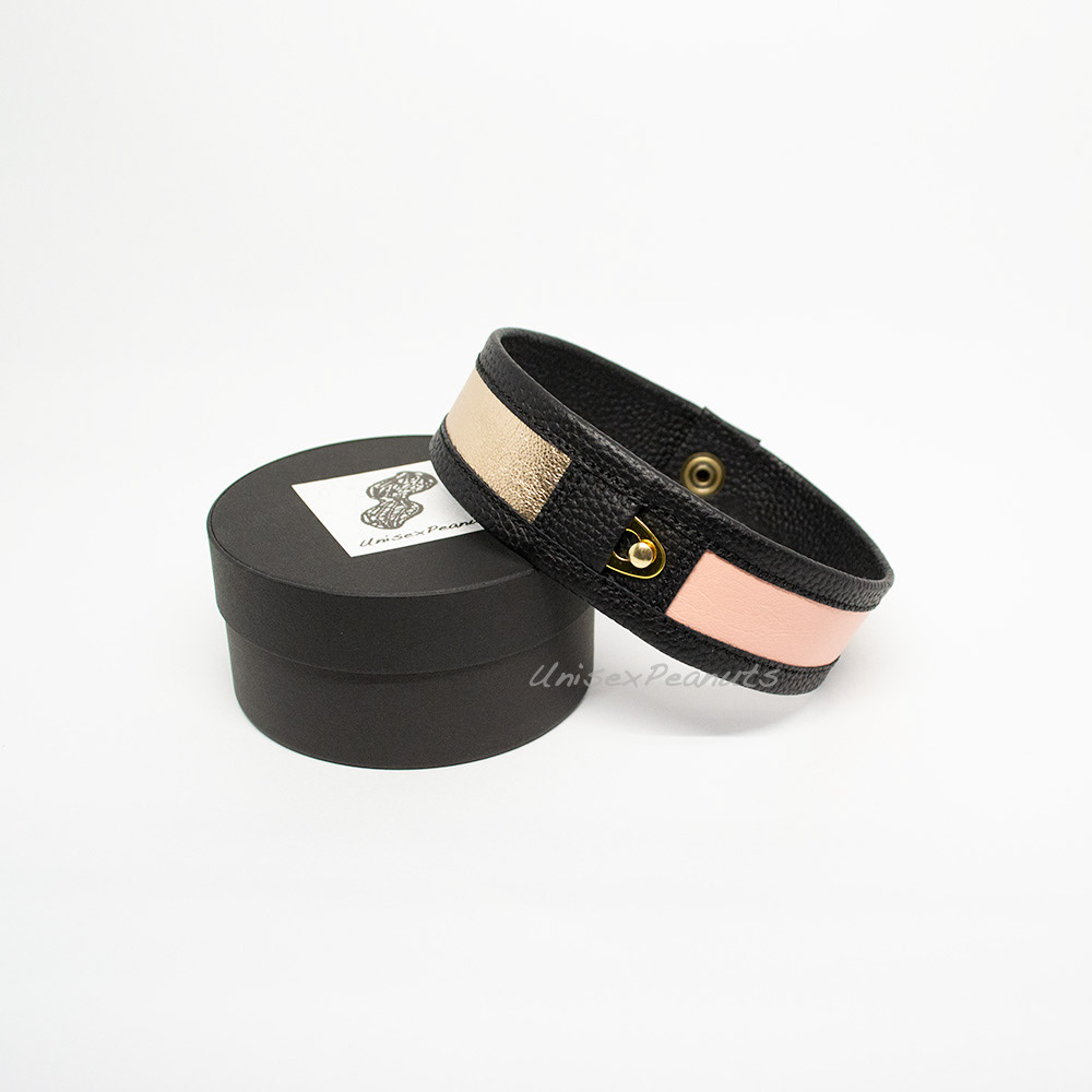 NeckBelt2023"Babypink&Gold"