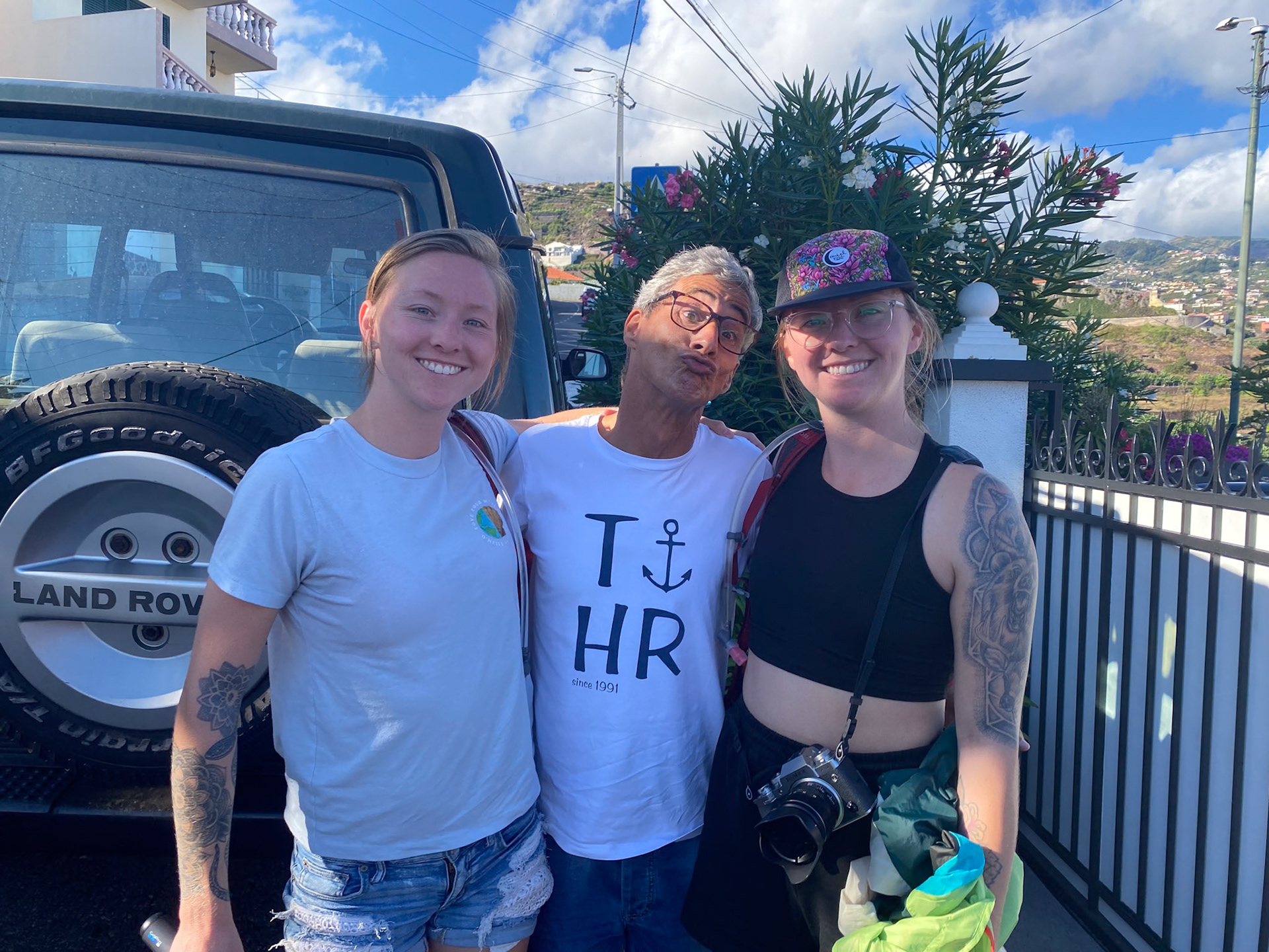 Hugo (w/our daughters Meg/Erin)