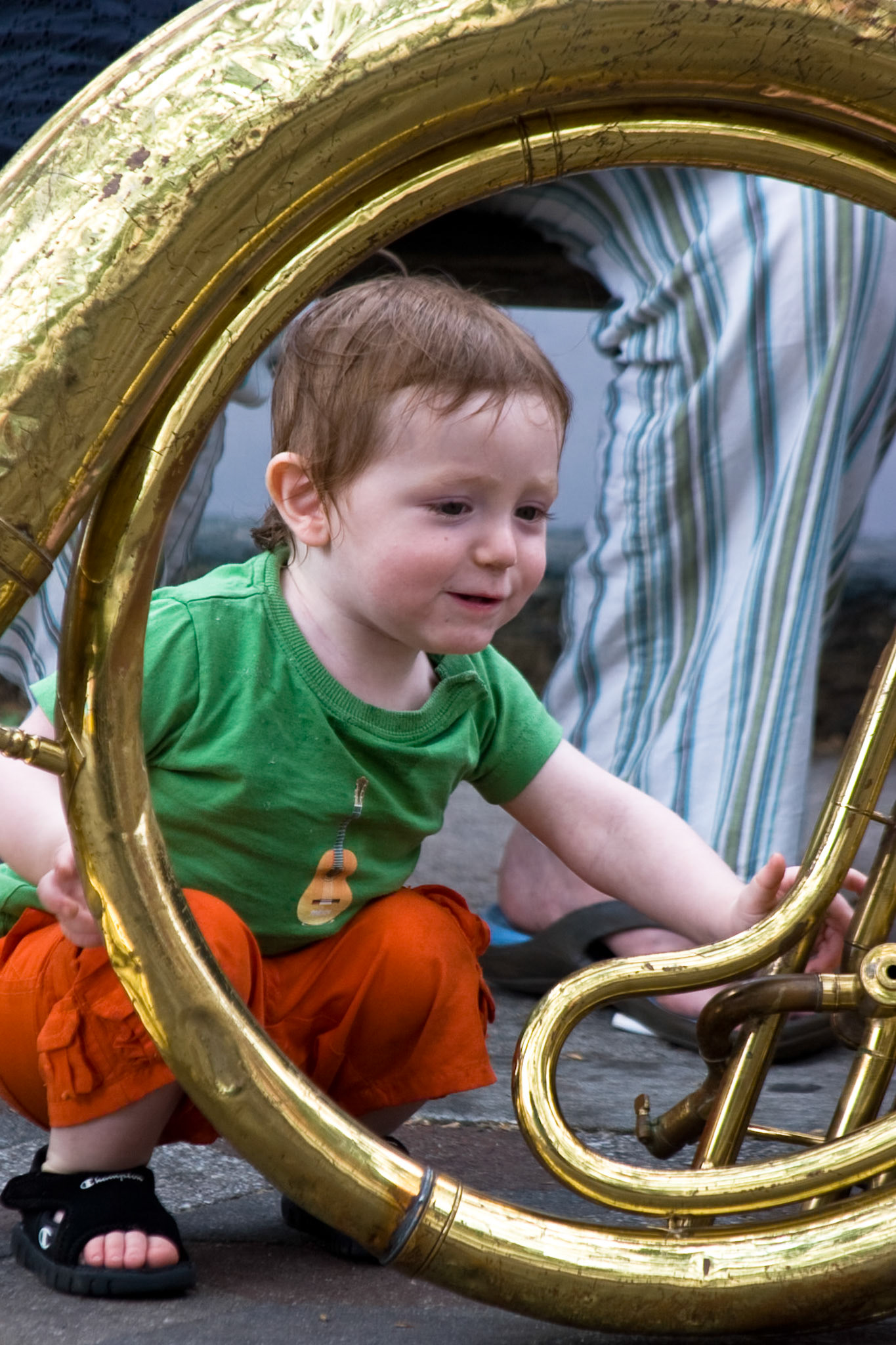 Boy in Sousaphone
