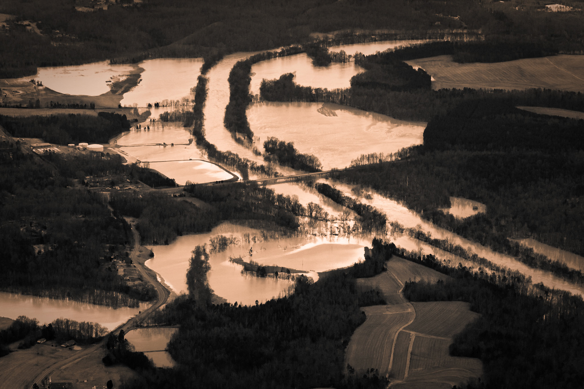 Flooding on the Yadkin River