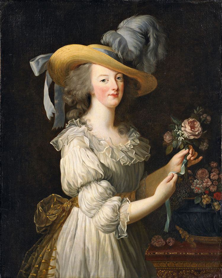 Elisabeth Vigée Le Brun, “Marie-Antoinette en chemise”, 1783. Cette œuvre me plaît pour son extrême justesse de la représentation de la réalité notamment au niveau du vêtement où chaque petit pli est visible.