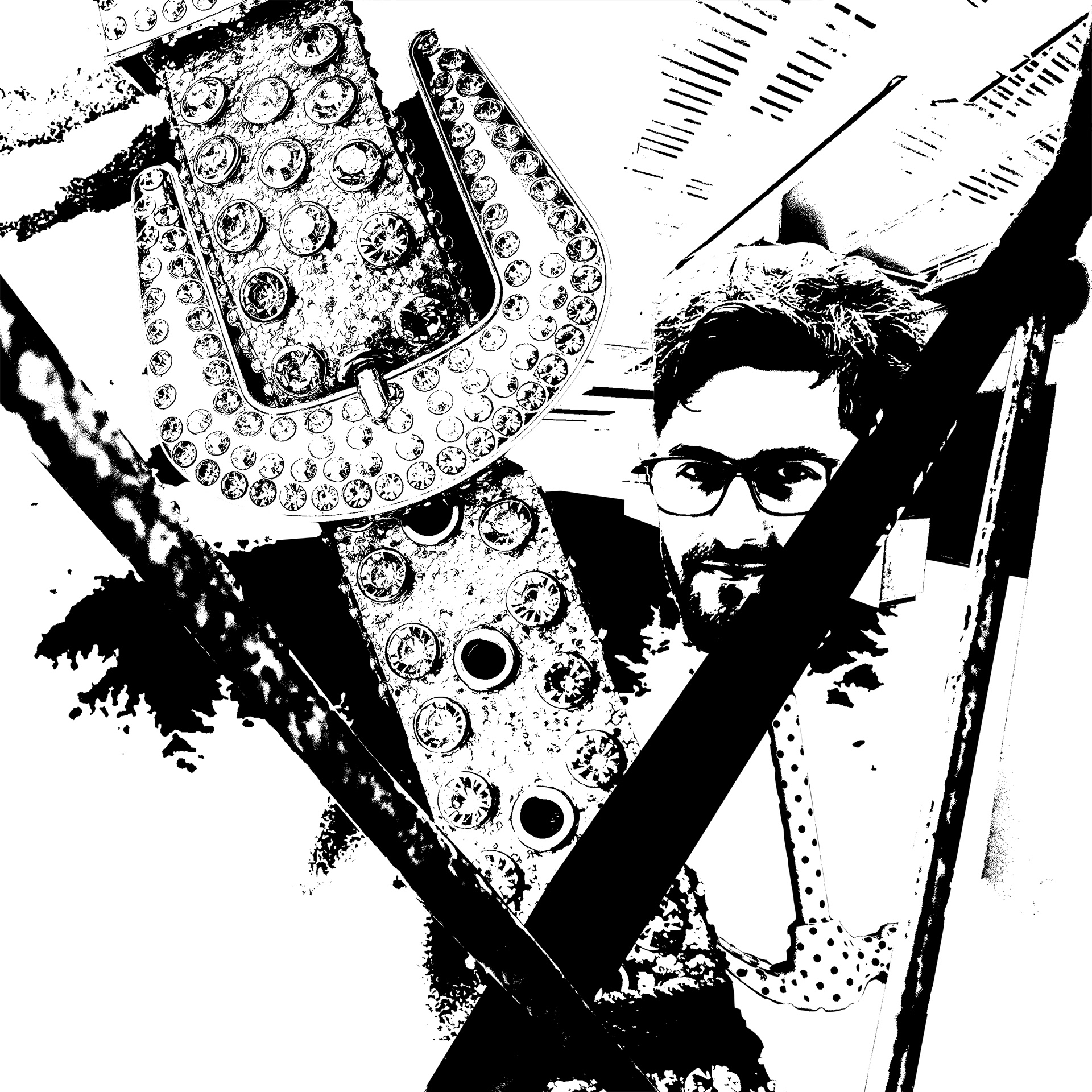 Collage for Plexiglass print (was laser cut into plexi then printed) (09/25/25)
