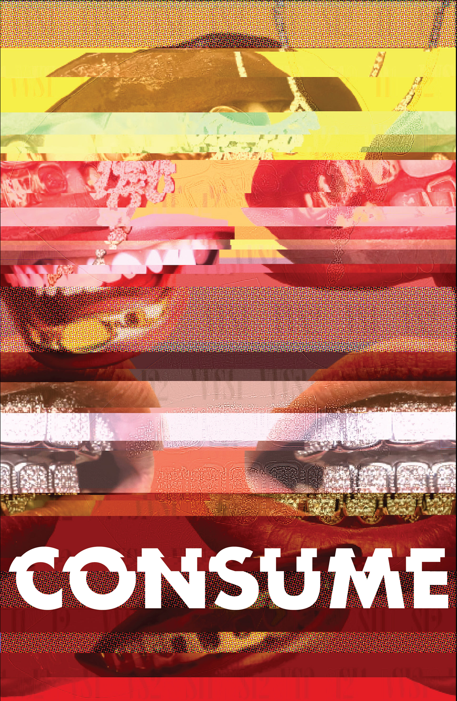 3/3 in a poster series (collage -> glitch art)
