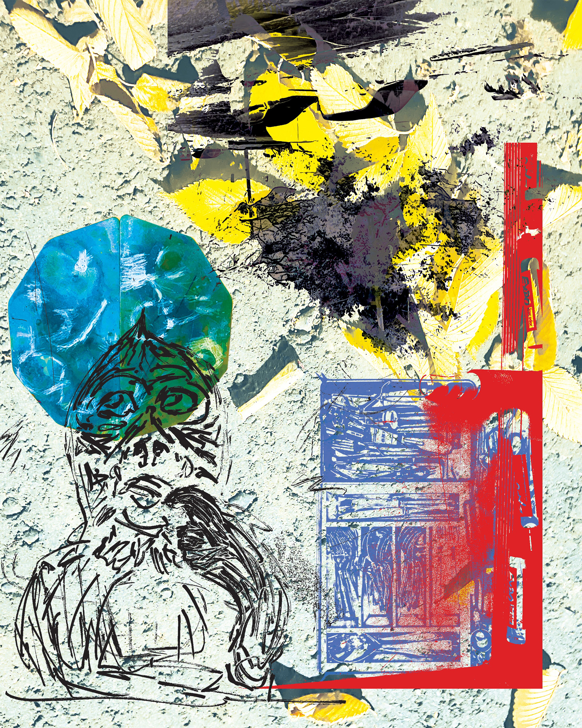Collage for Photo Polymer print (11/20/25)