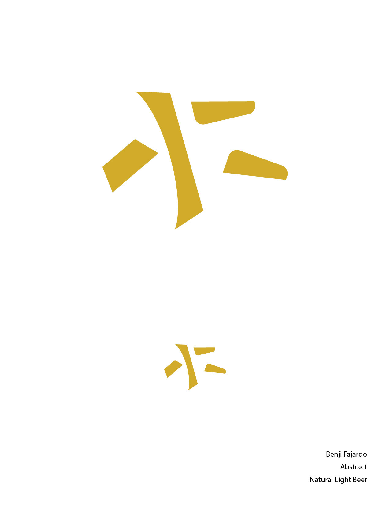 An abstract close up of a barley stem