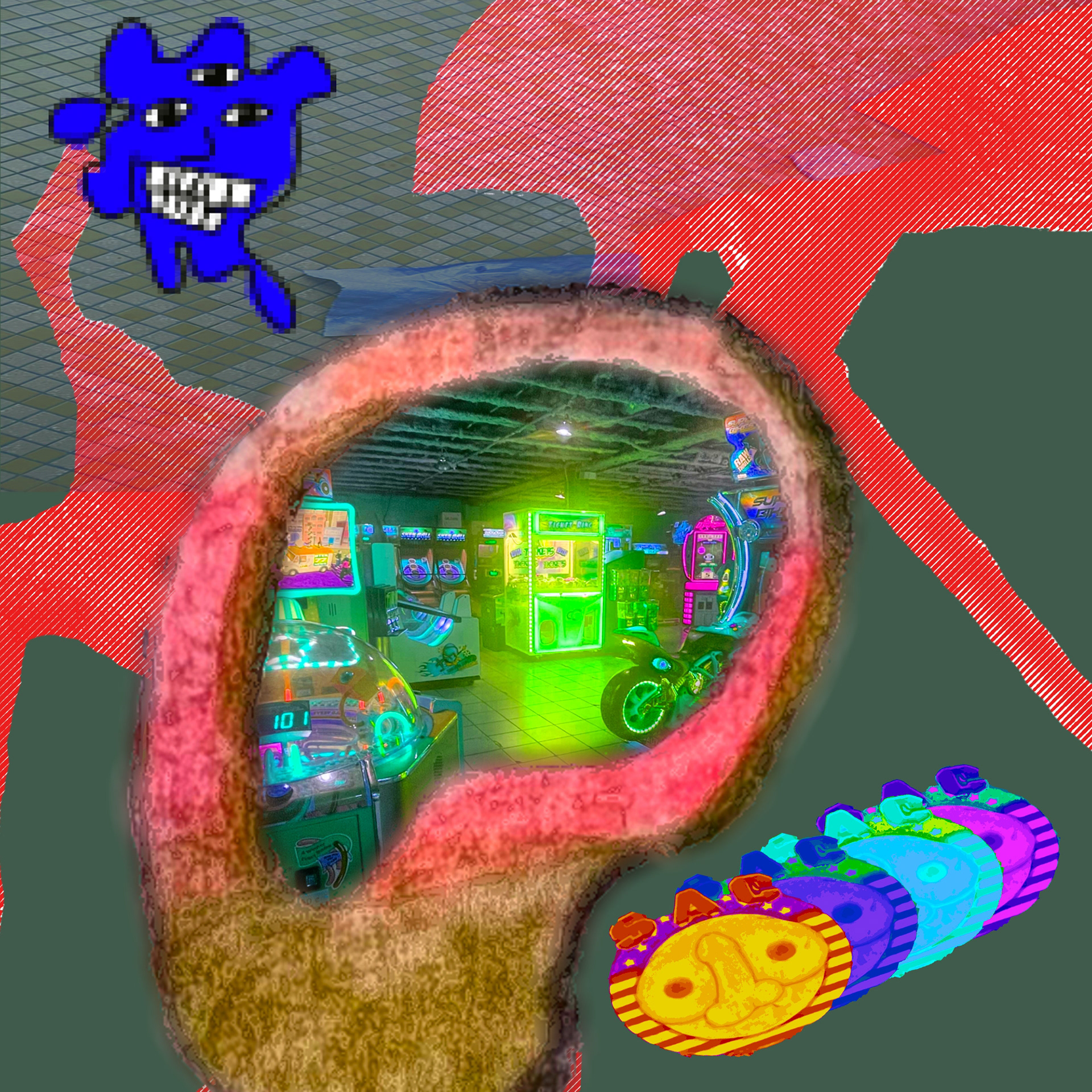 An experiment to see what certain effects did what (also promo for The Big Yawn).