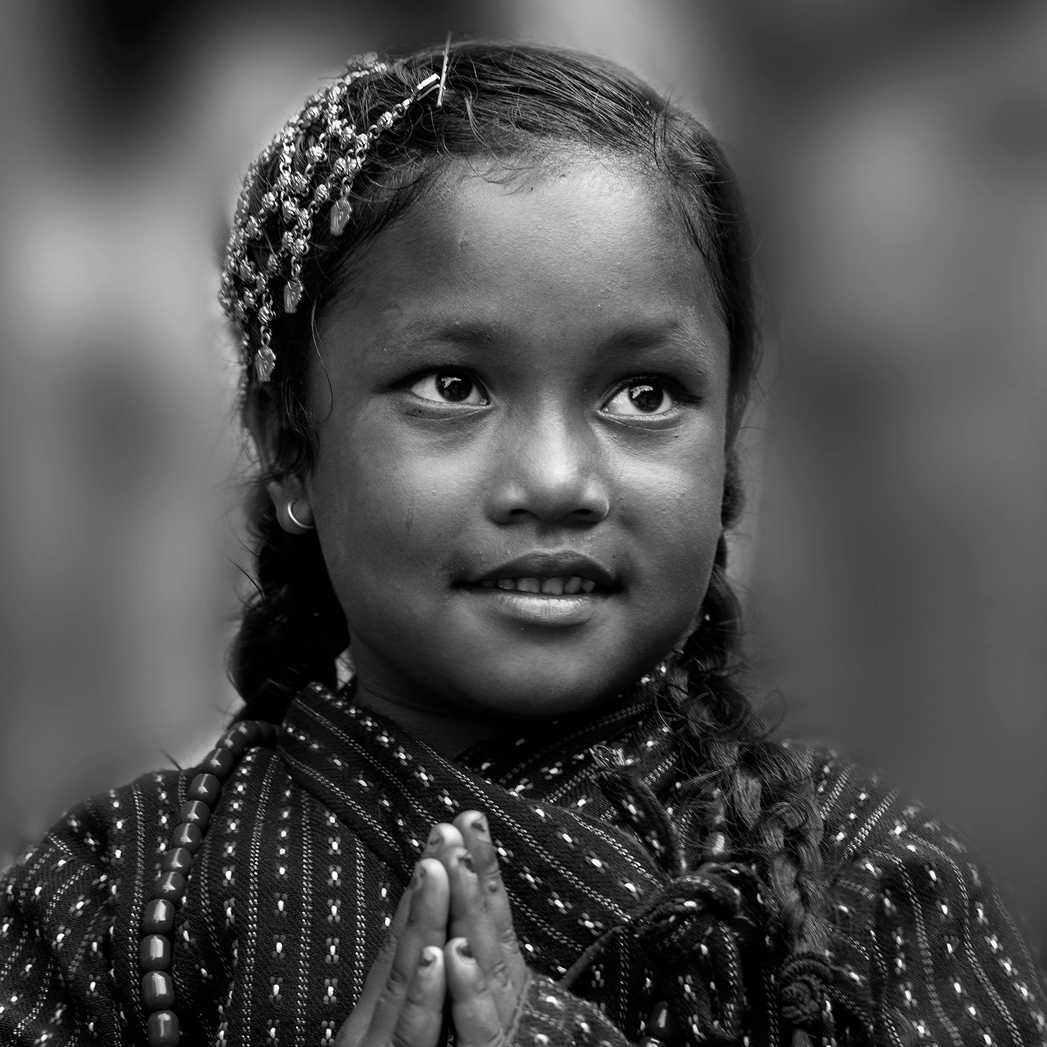 Photo One is entitled “Right View I”. Is not a child praying the state of existence we all find right? Let the child chose the right path.