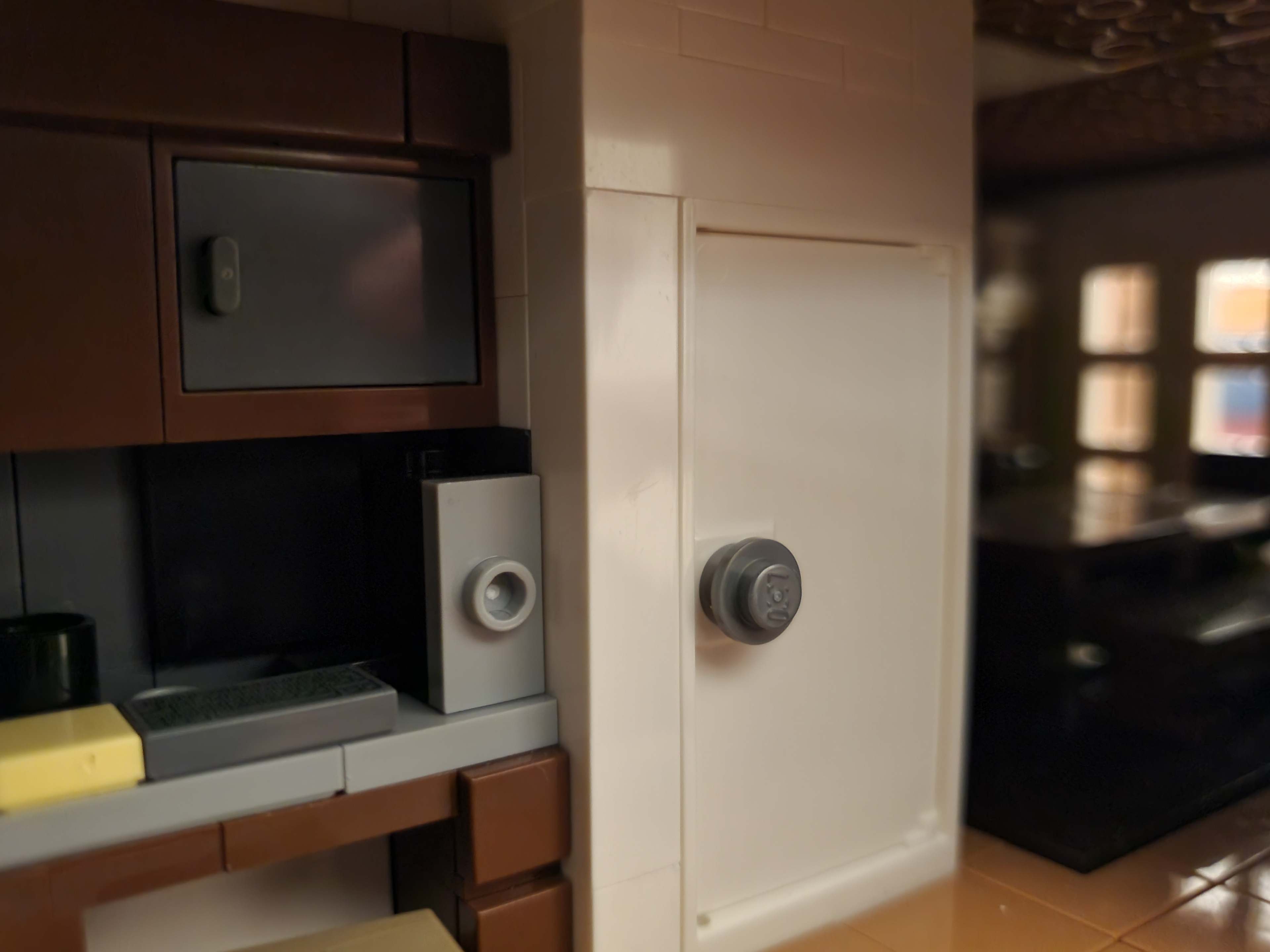 Kitchen workspace and pantry (Angle 1)