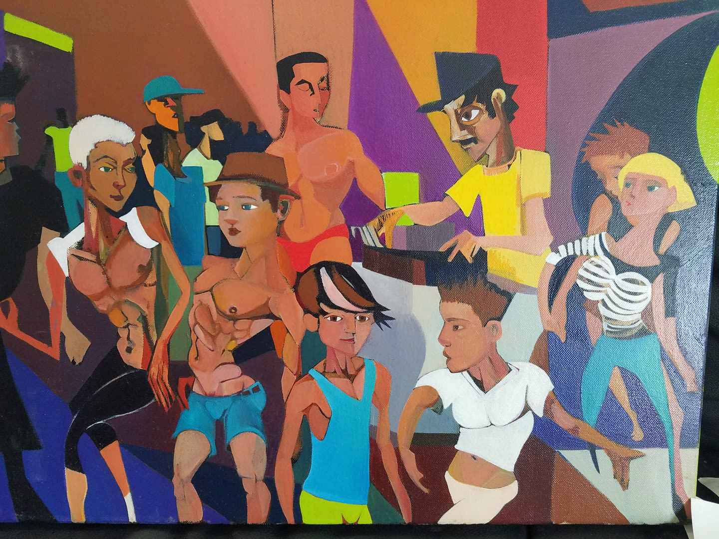 Independance 14" x 20" oil on canvas (work in progress) inquires accepted