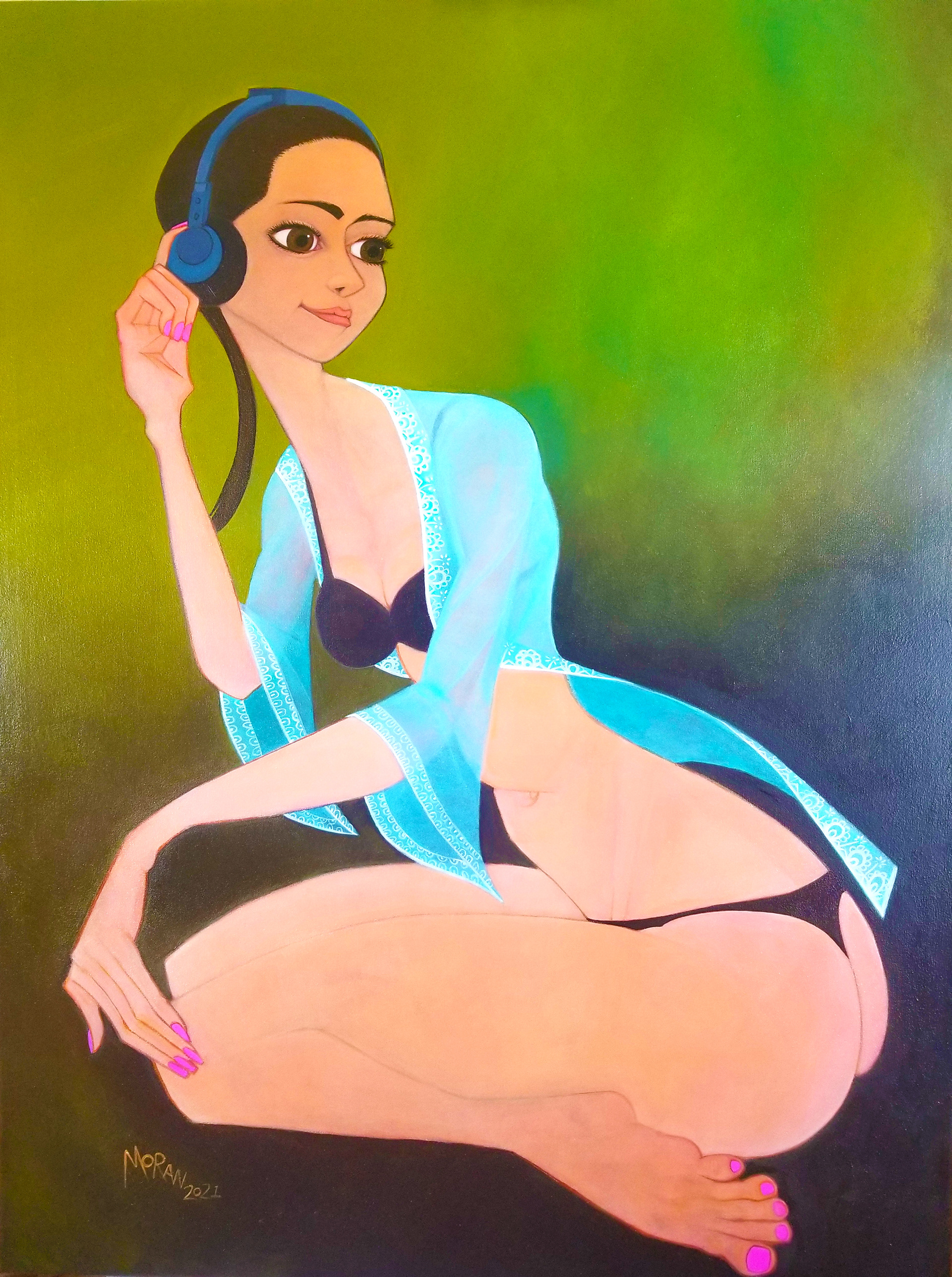 Nadia 36" x 48" Oil on Canvas