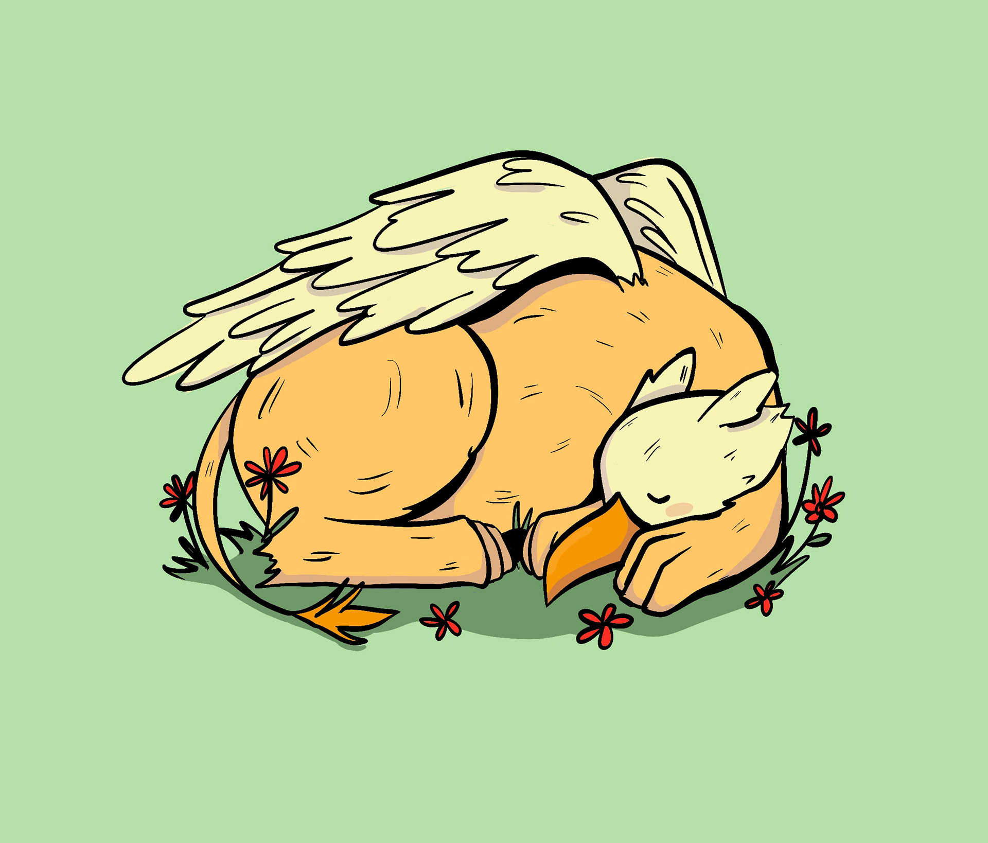 Sleeping Griffin