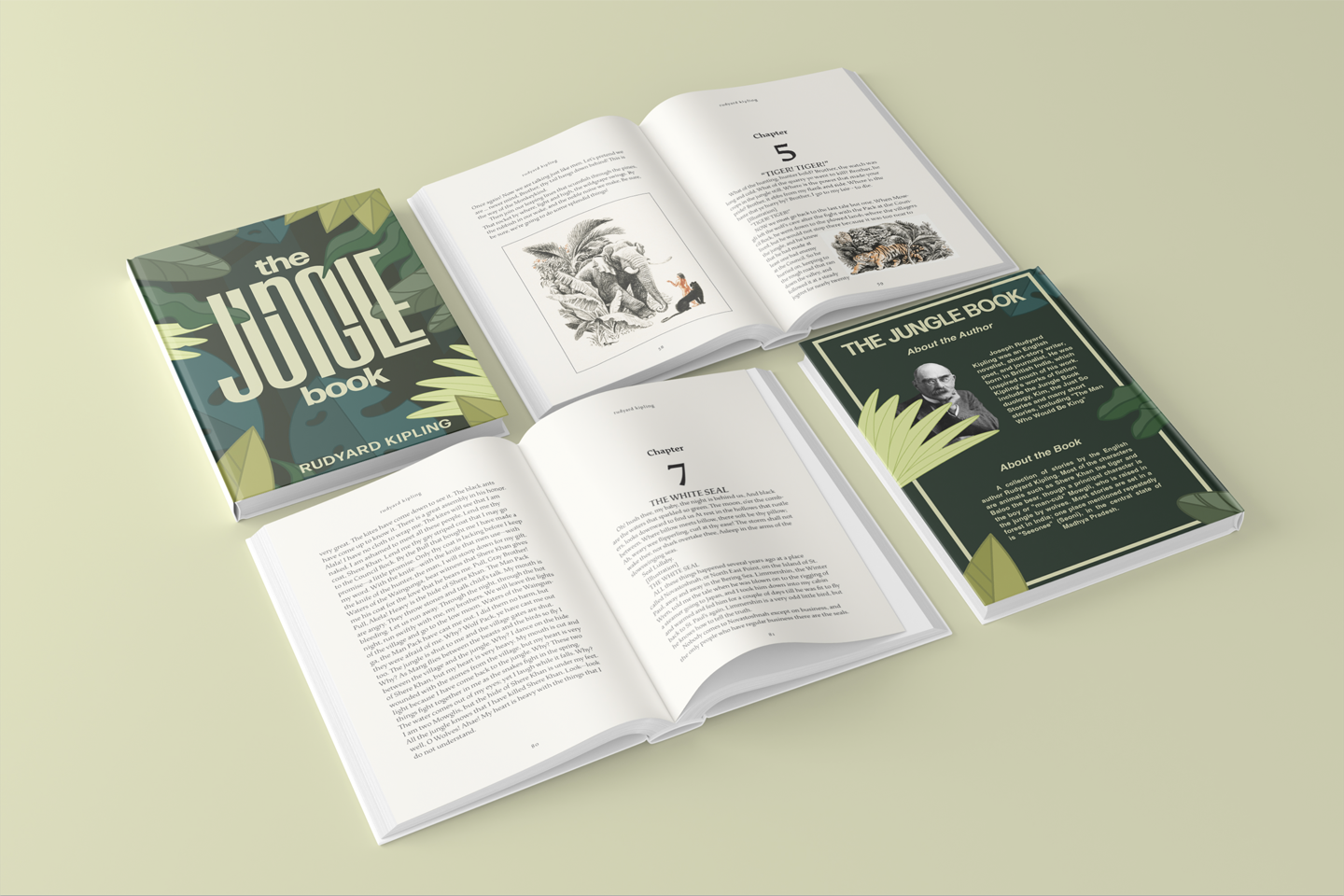 The Jungle Book - Book Cover Design