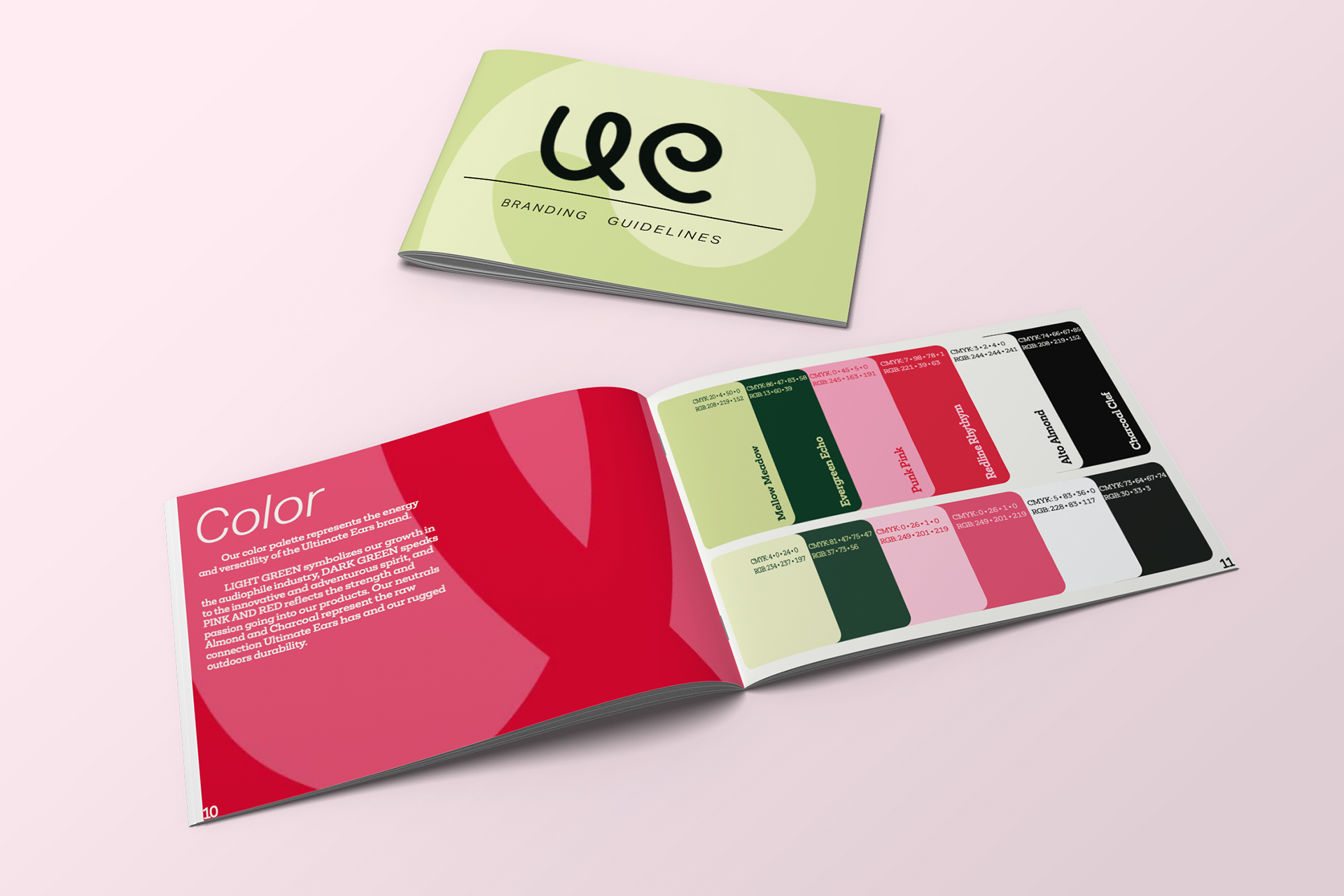Ultimate Ears Branding Guidelines Color Palette