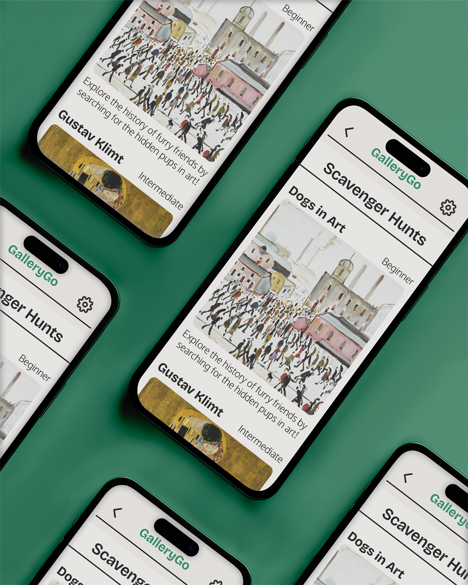 GalleryGo Scavenger Hunt Explore Page