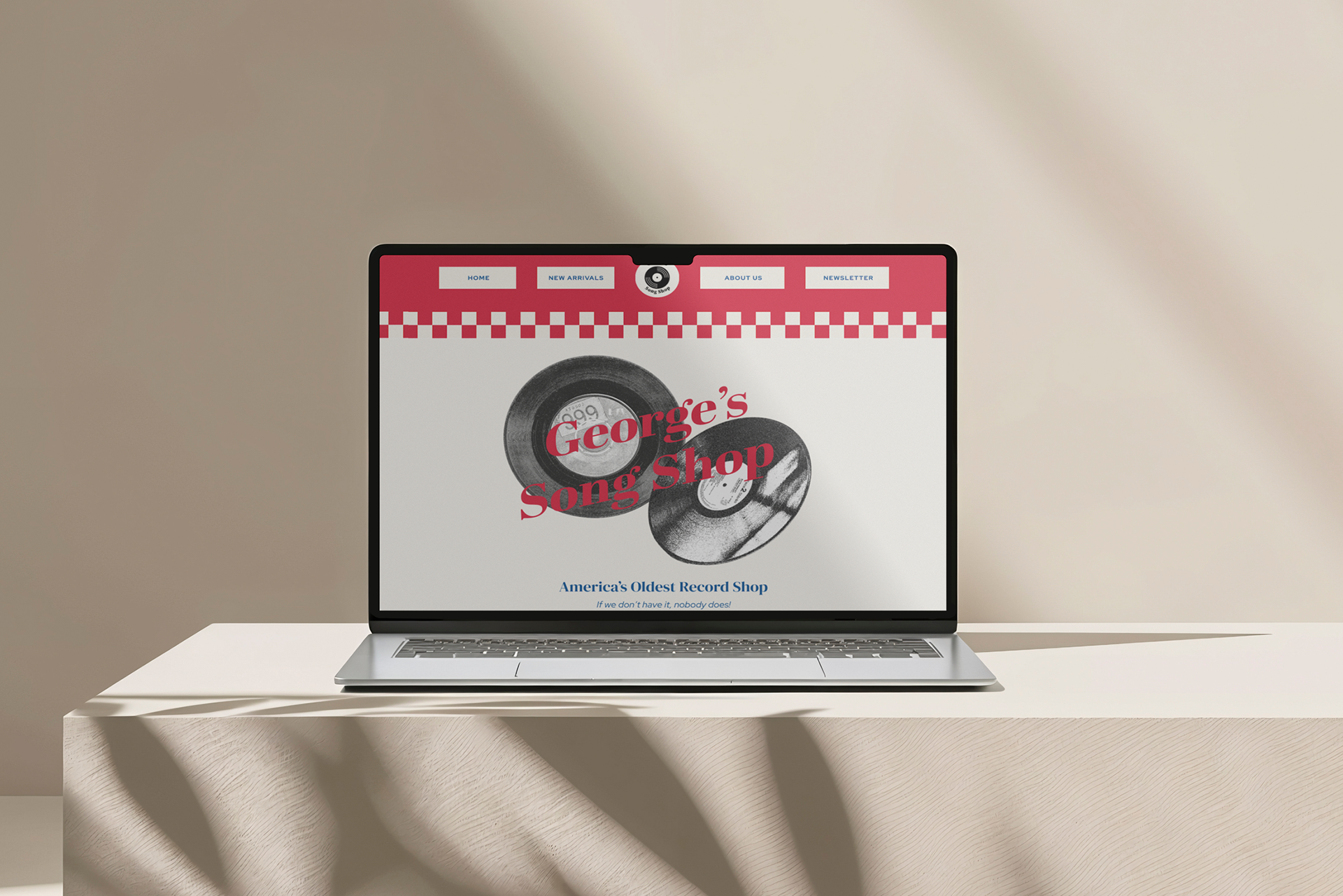 George's Song Shop Homepage