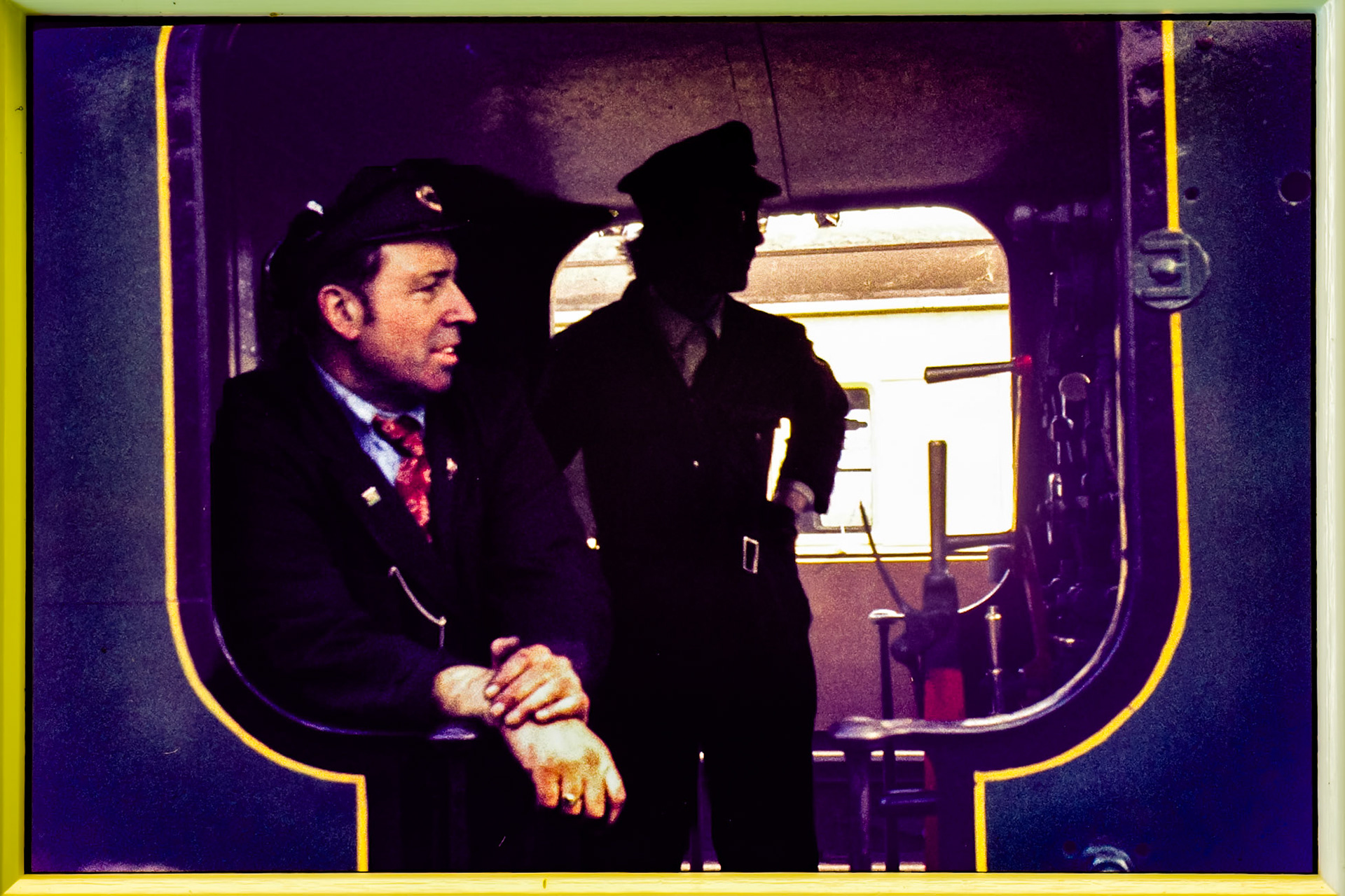 Proud Steam Engine Driver