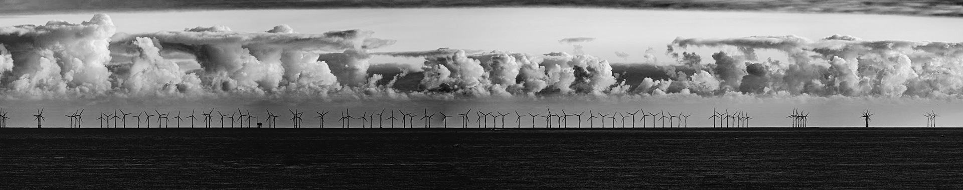 Cloud Formation Over Wind Farm - Goodwin Sands UK