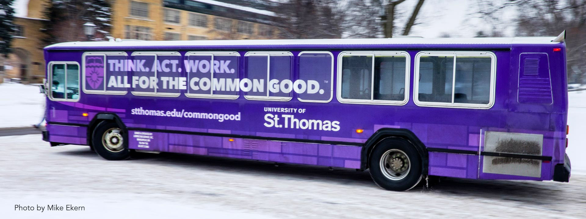 University of St. Thomas Bus Wrap