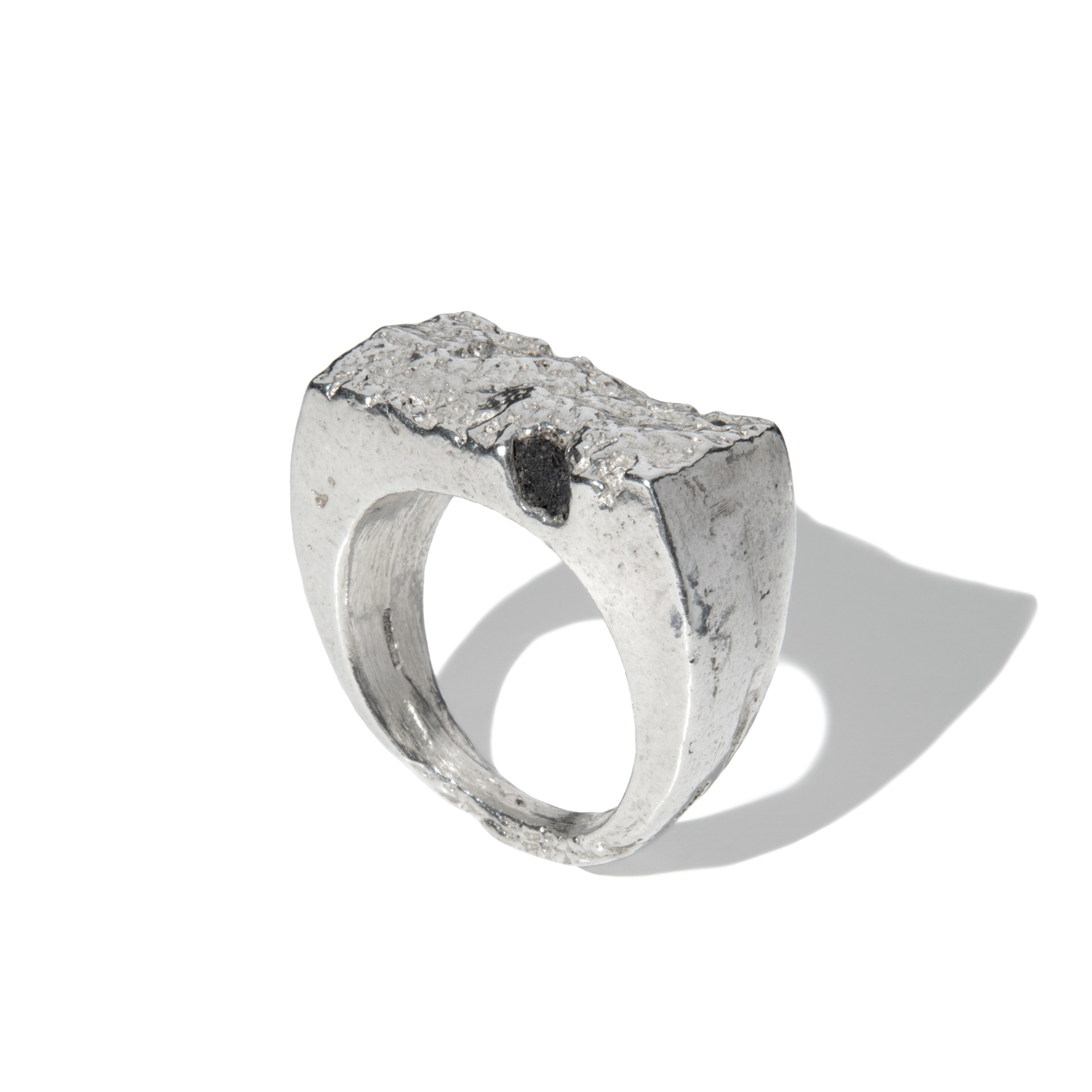 Earth cast signet ring 2.0