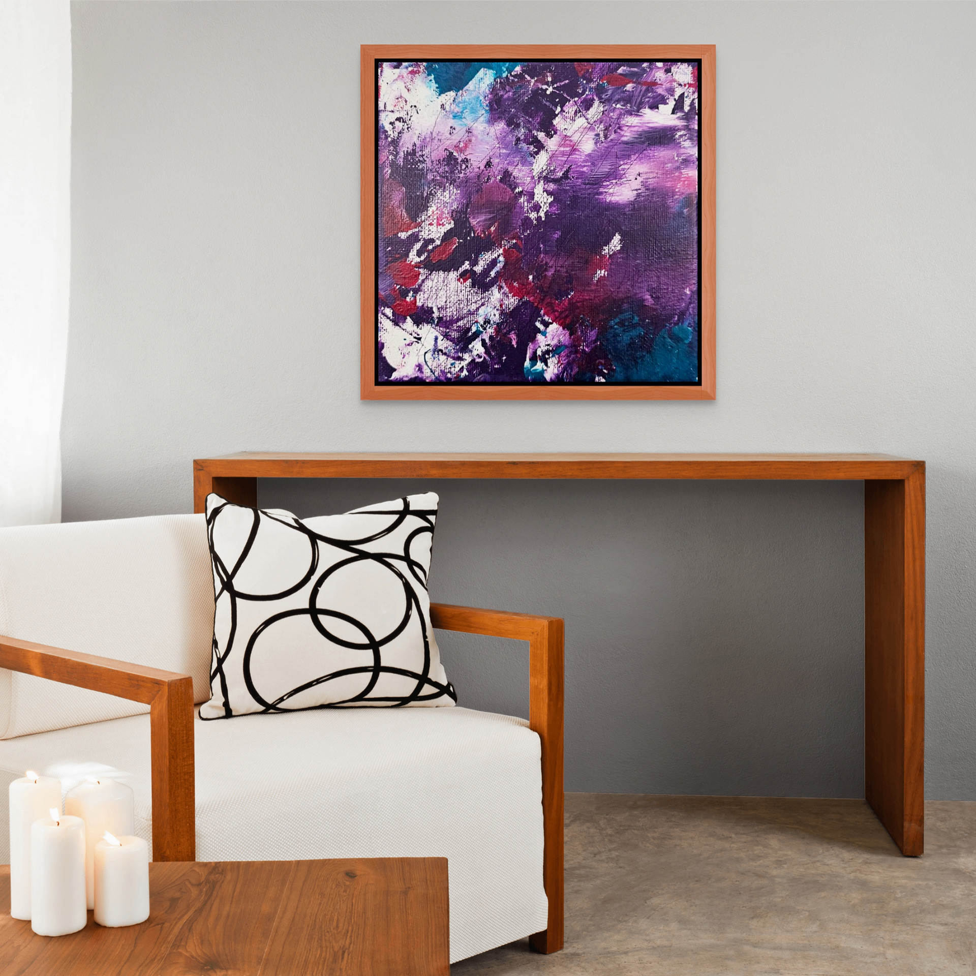 Violet sky - in situ