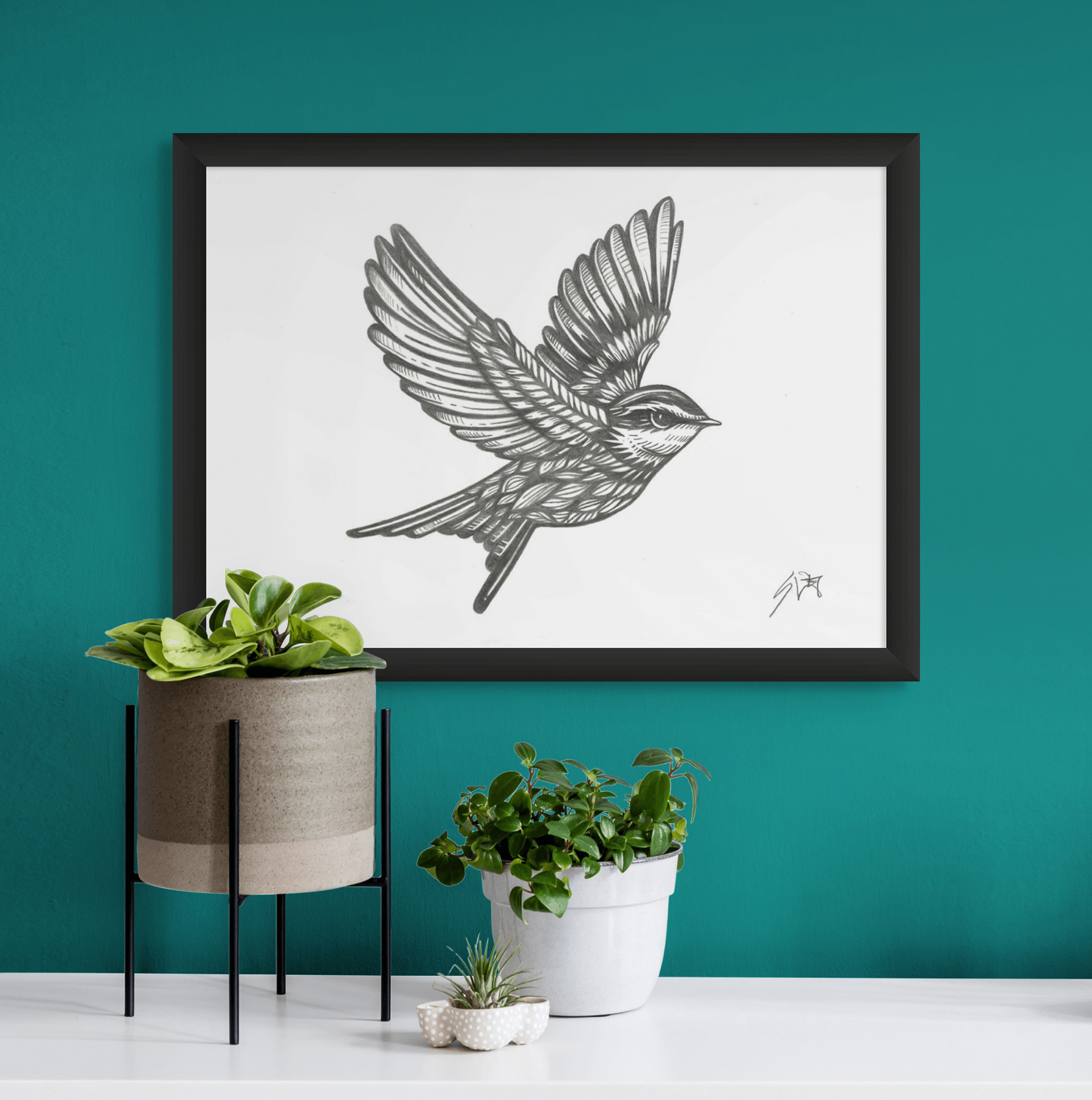 Taking flight - in situ
