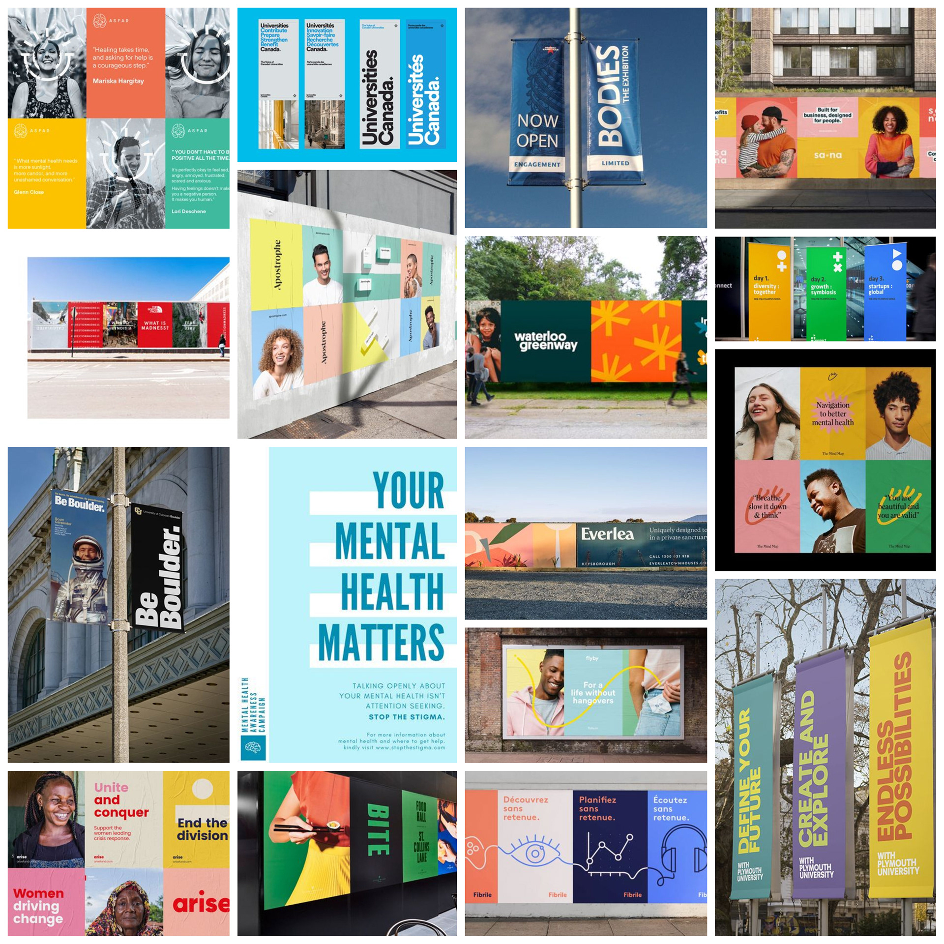 Moodboard for advertising