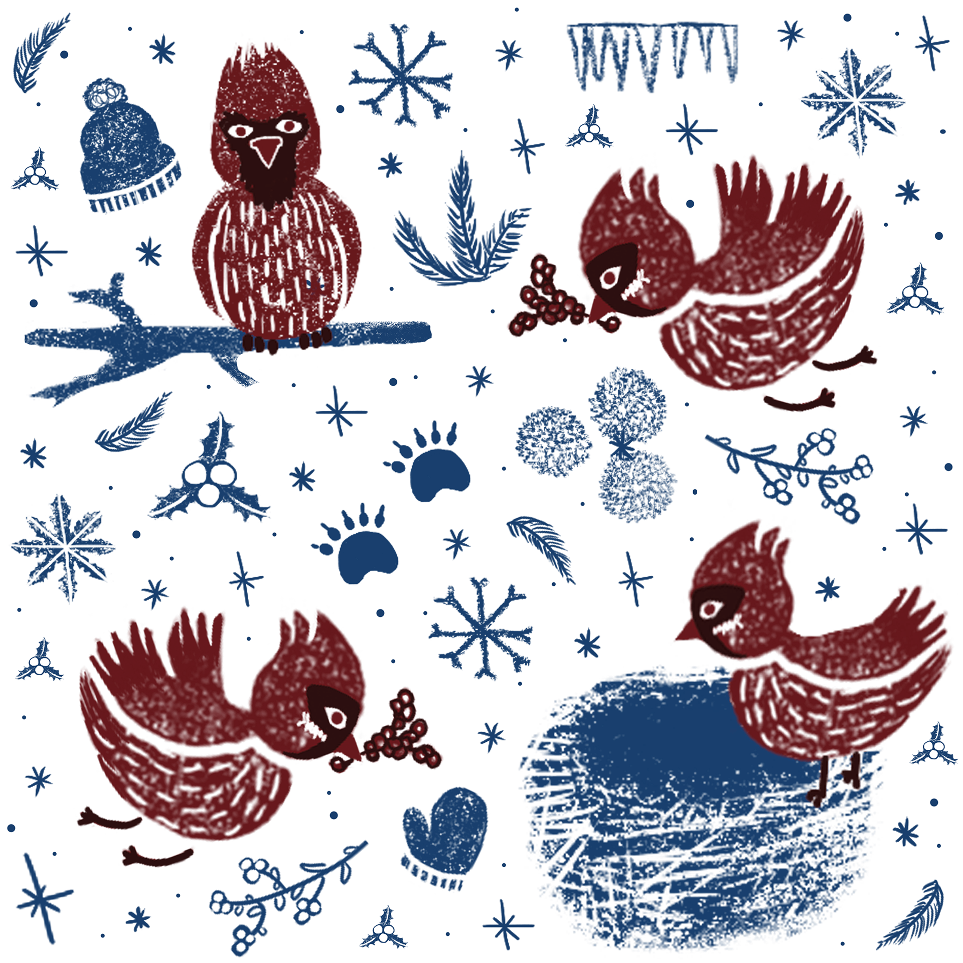 Winter pattern