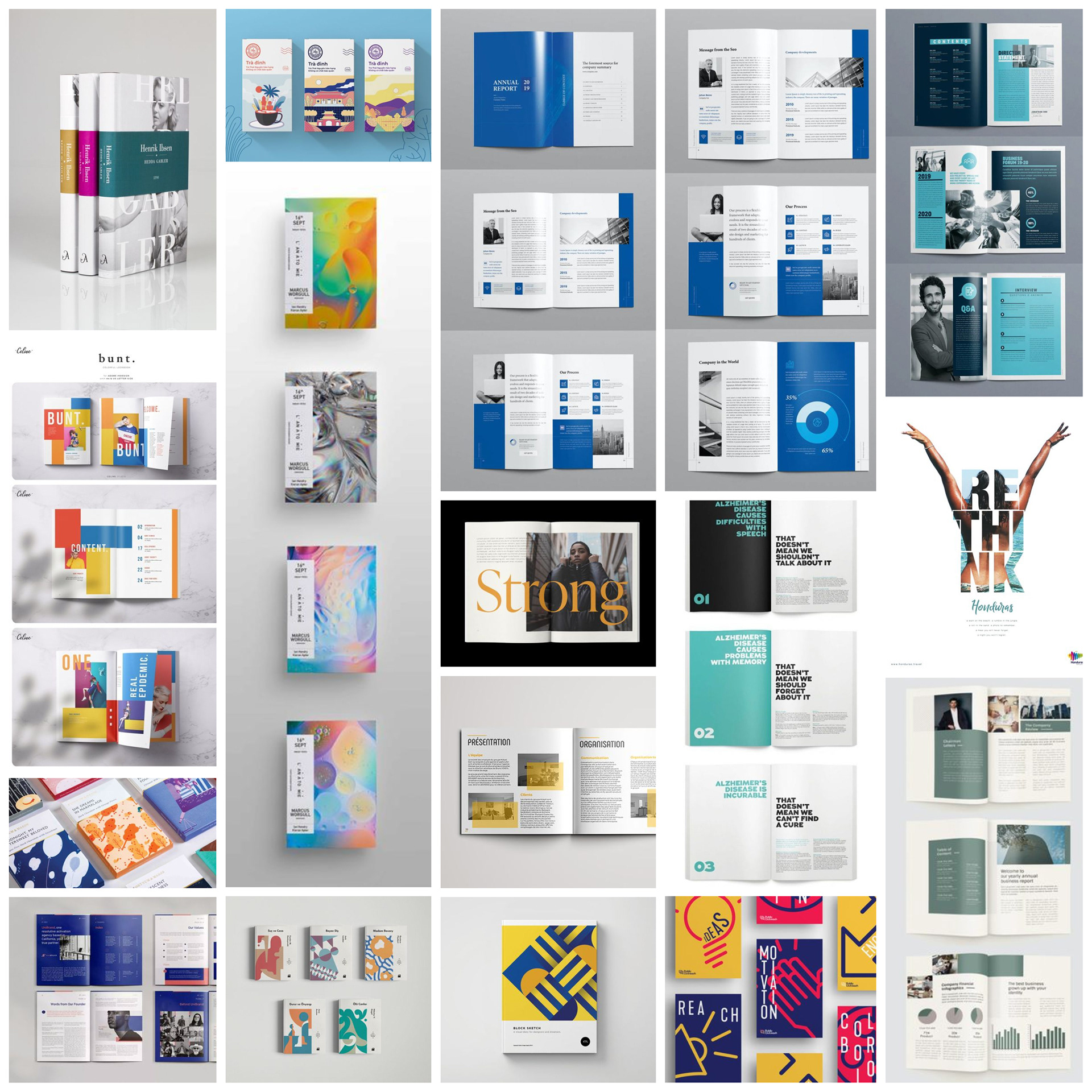 Moodboard for handbook