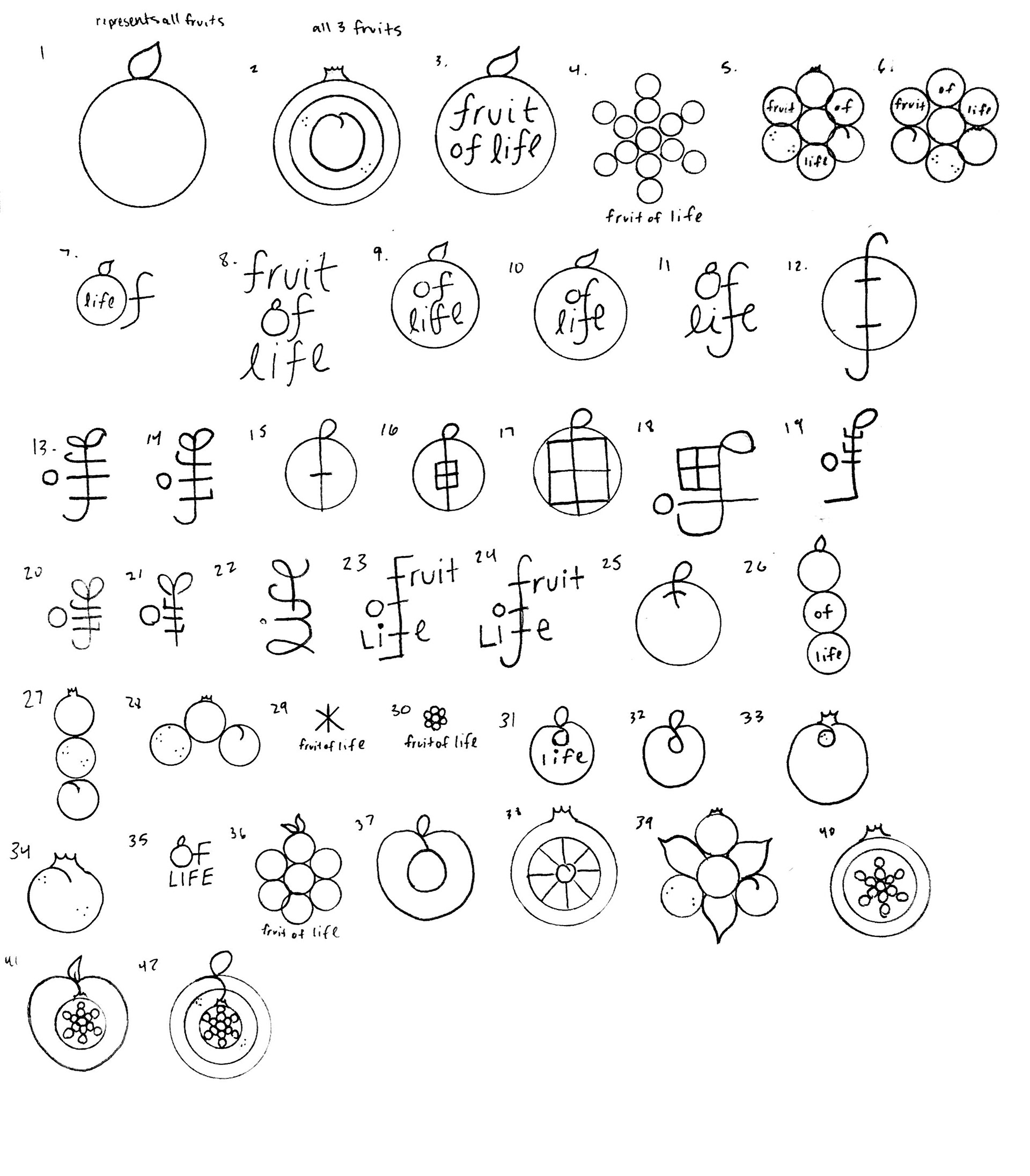 Logo sketches