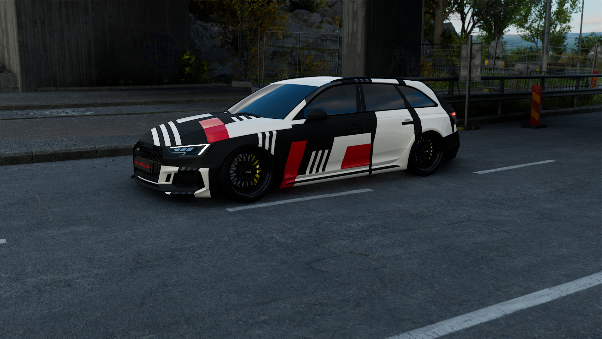 Audi RS6 Designfolierung