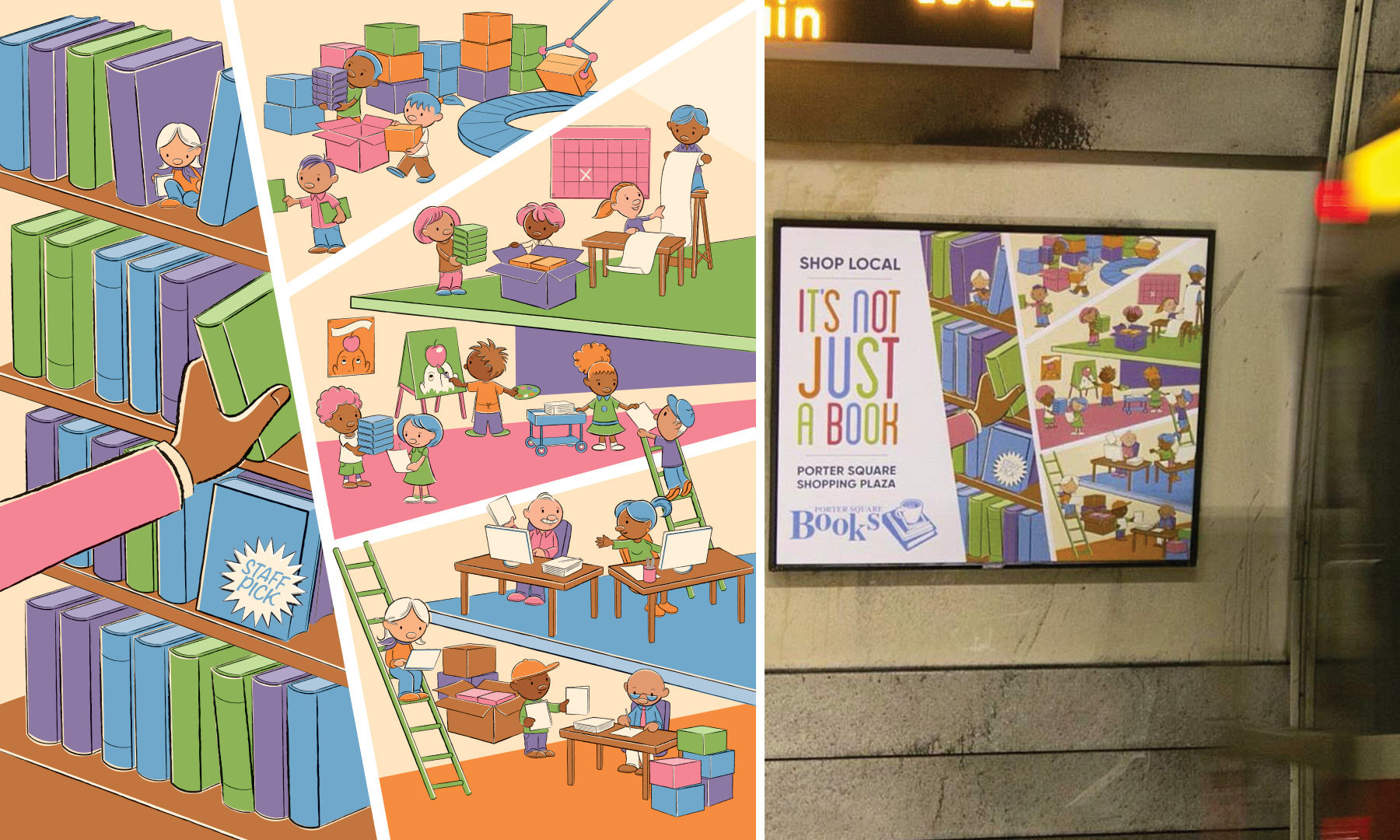 poster illustration / client: Porter Square Books
