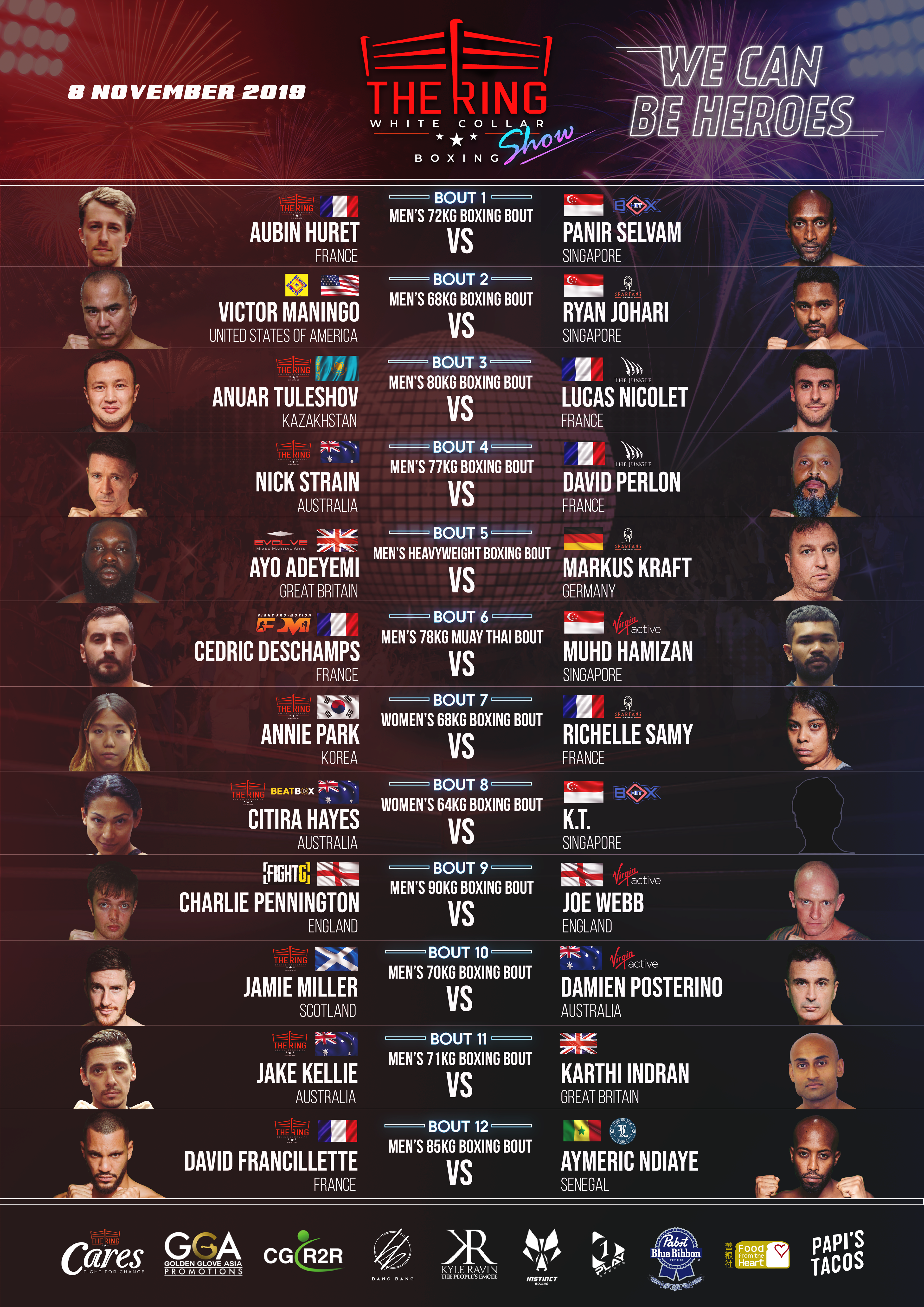 Full Fight Card