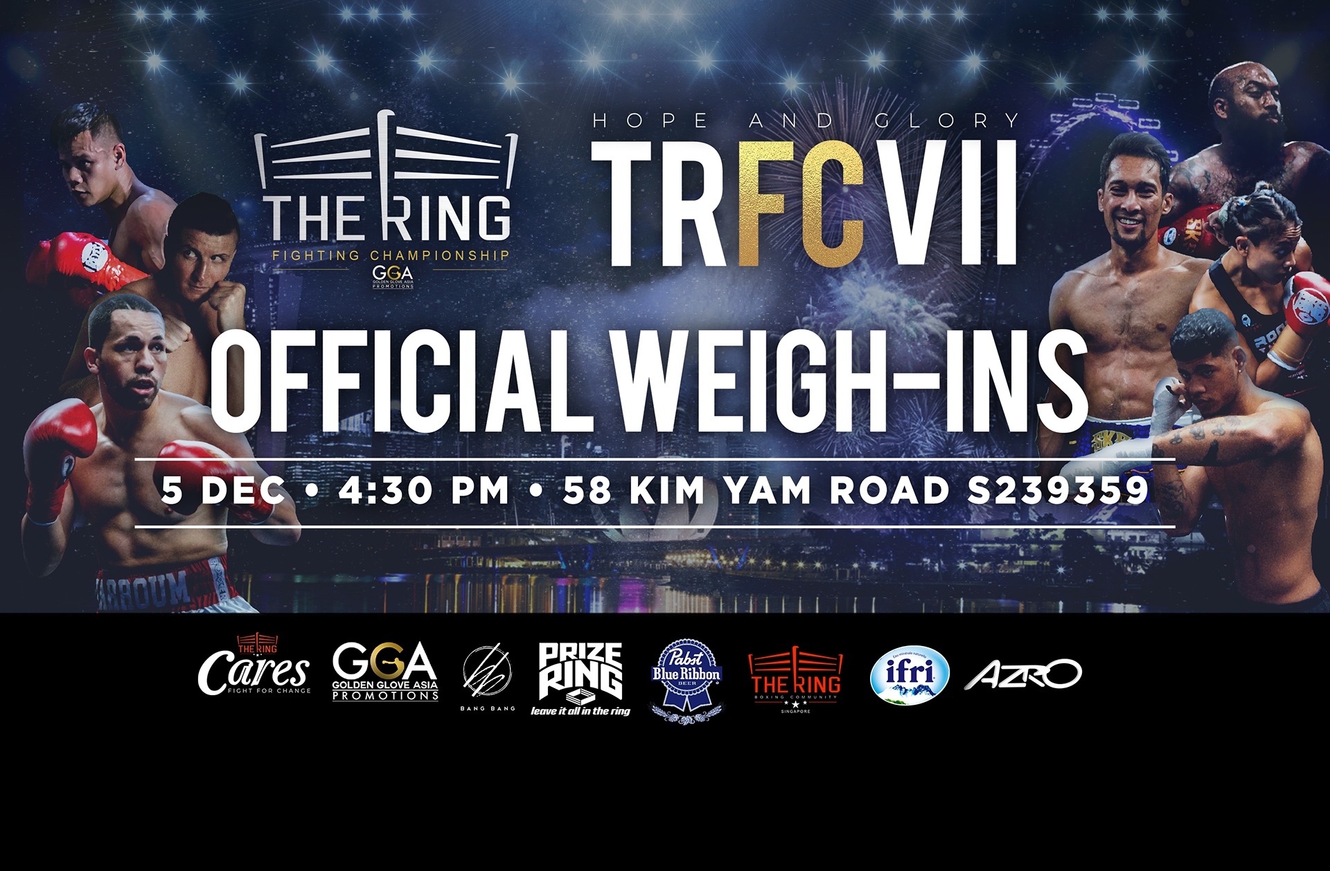 TRFC 7 Backdrop 2 for Weigh-Ins