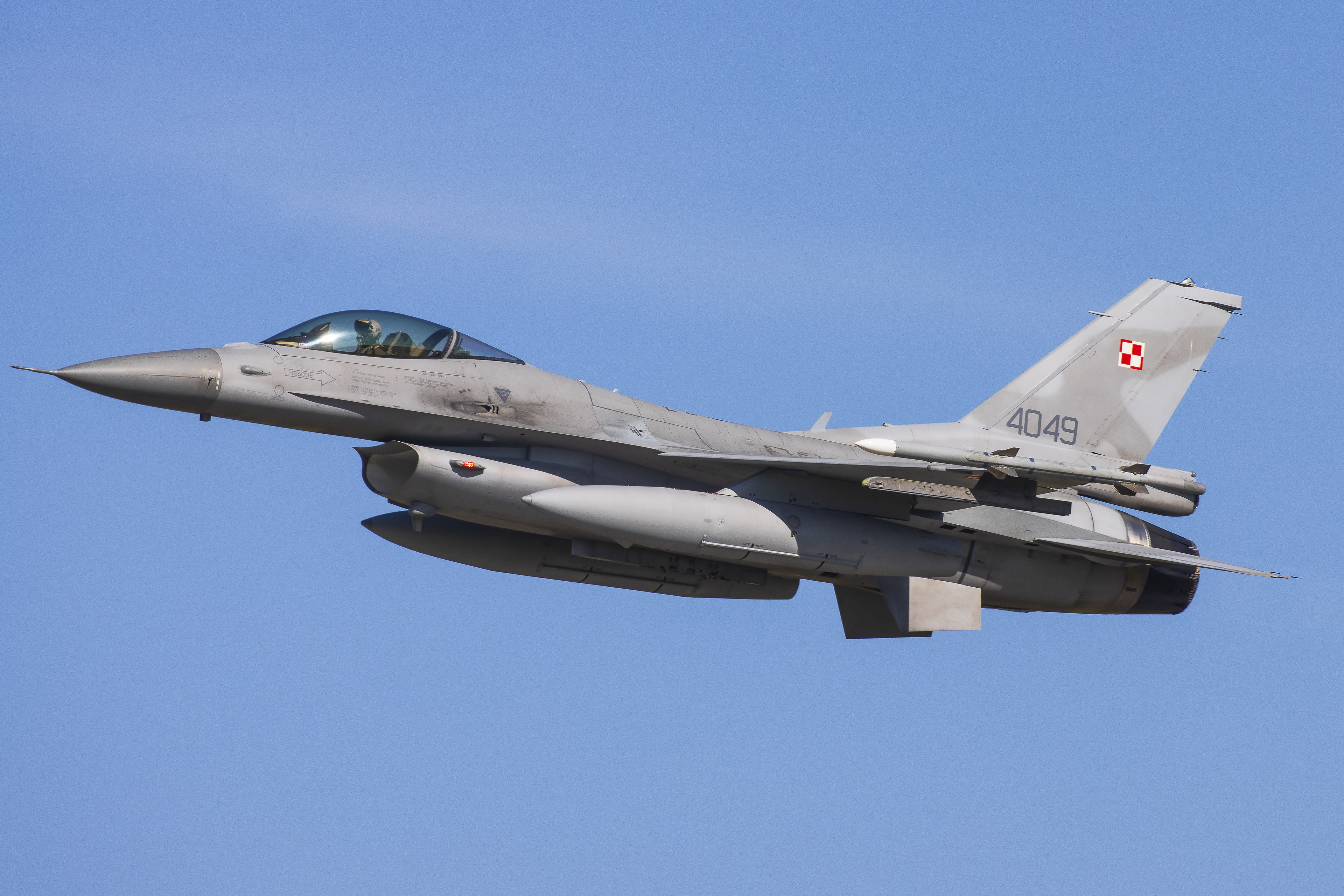 Polish Air Force General Dynamics F-16C Fighting Falcon - 4049