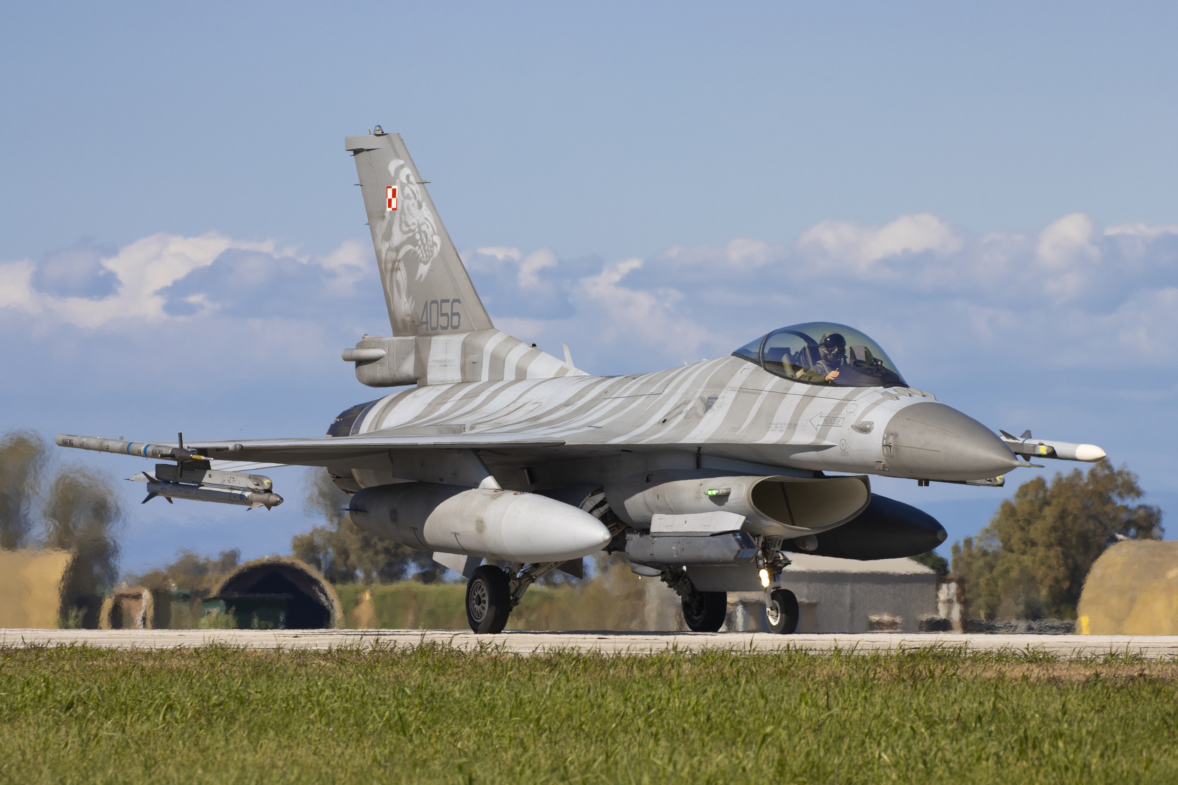 Polish Air Force General Dynamics F-16C Fighting Falcon - 4056