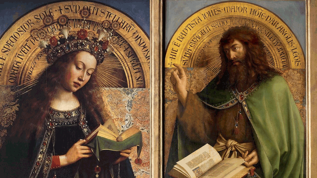 Van Eyck 'Ghent Altarpiece' GIF for ikonotv.art