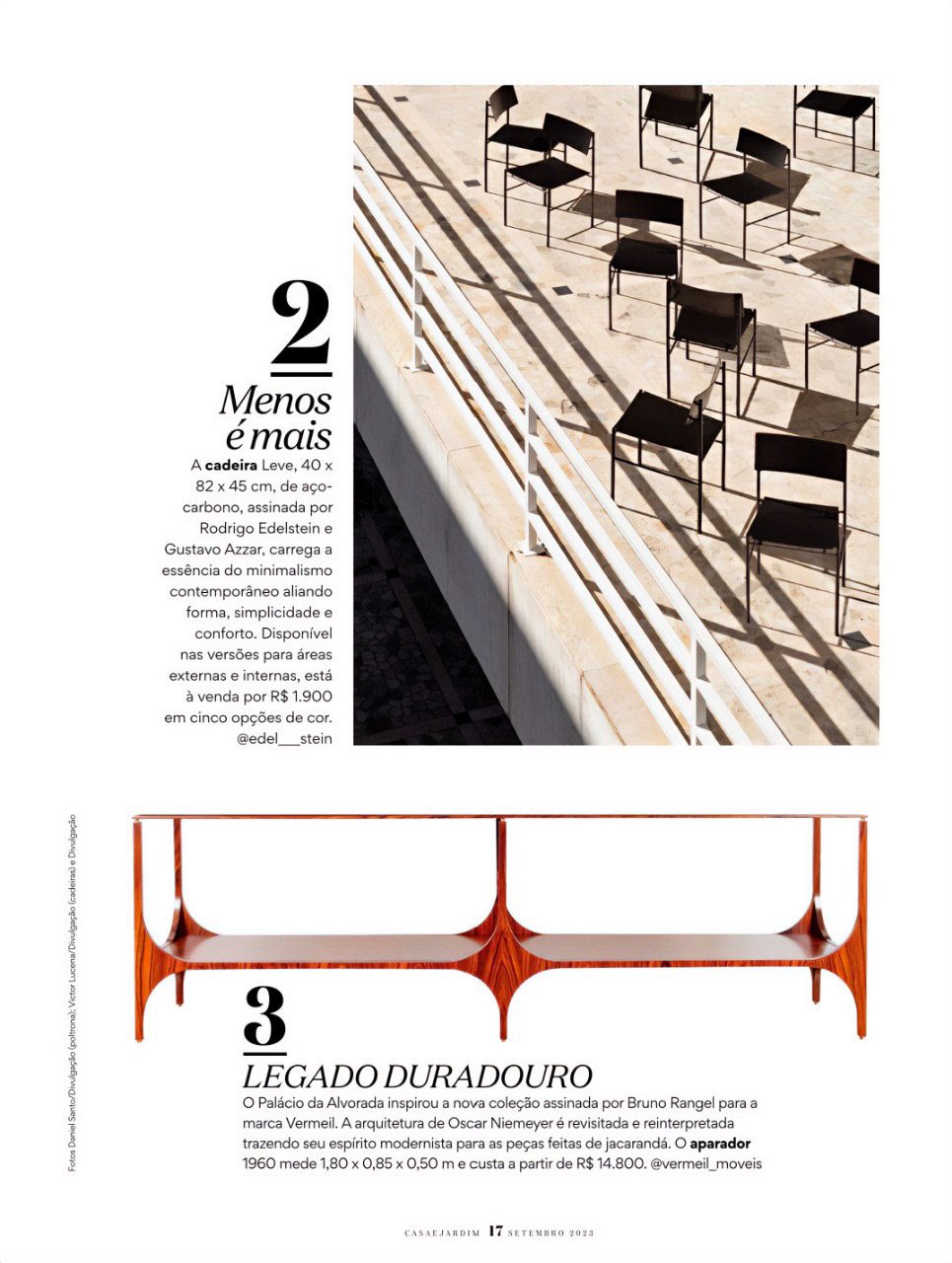 matéria revista casa e jardim, edição n818. set 2023