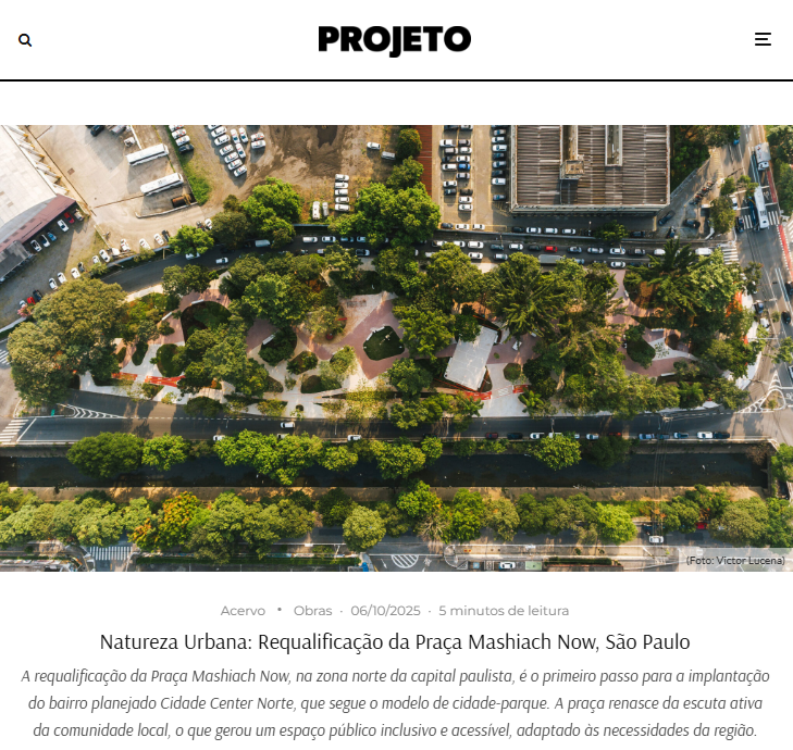 projeto na revista projeto online. out 2025