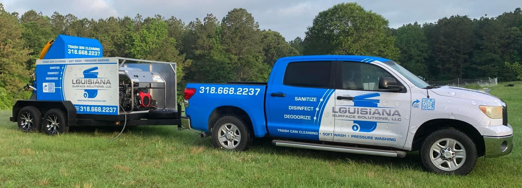 Louisiana Surface Solution Truck Wrap